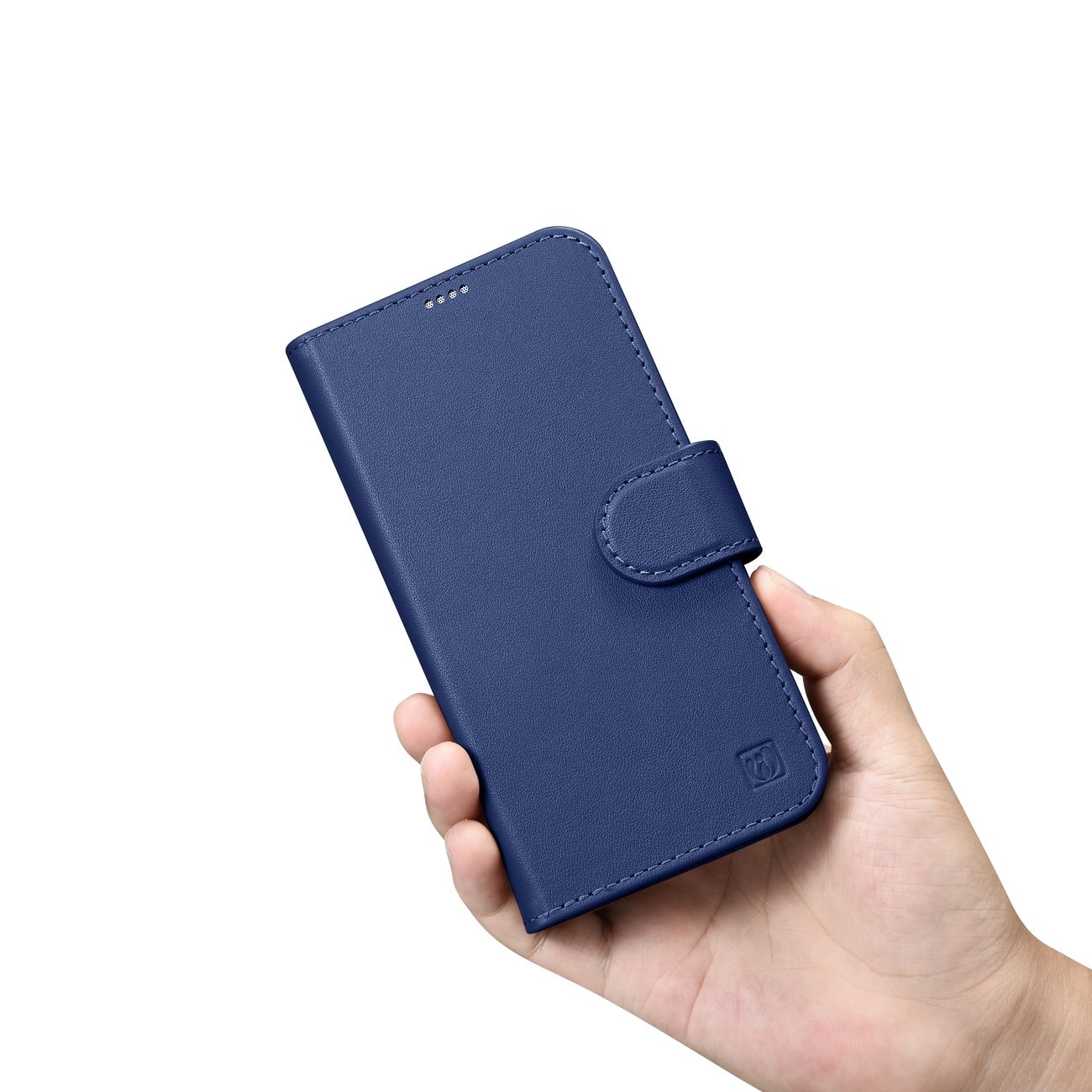 iCarer Lompakko Asia 2in1 Cover iPhone 14 Plus Anti-RFID Nahka Flip Case Sininen (WMI14220727-BU)