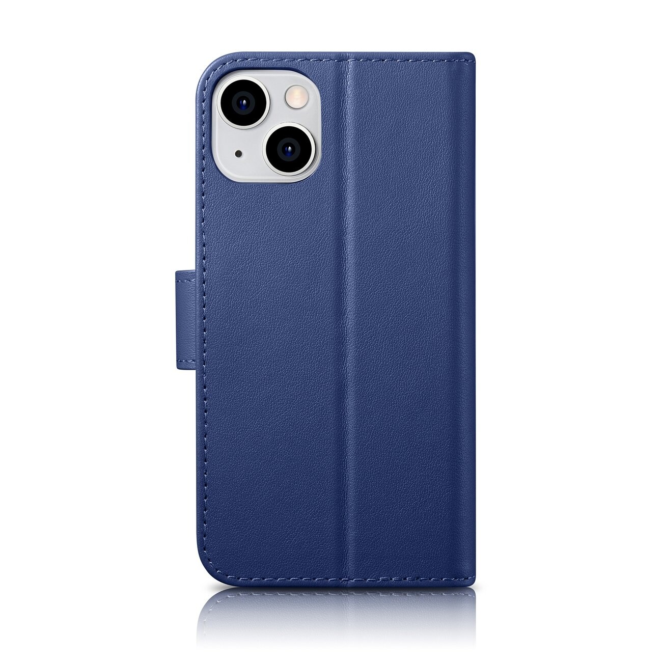 iCarer Lompakko Asia 2in1 Cover iPhone 14 Plus Anti-RFID Nahka Flip Case Sininen (WMI14220727-BU)