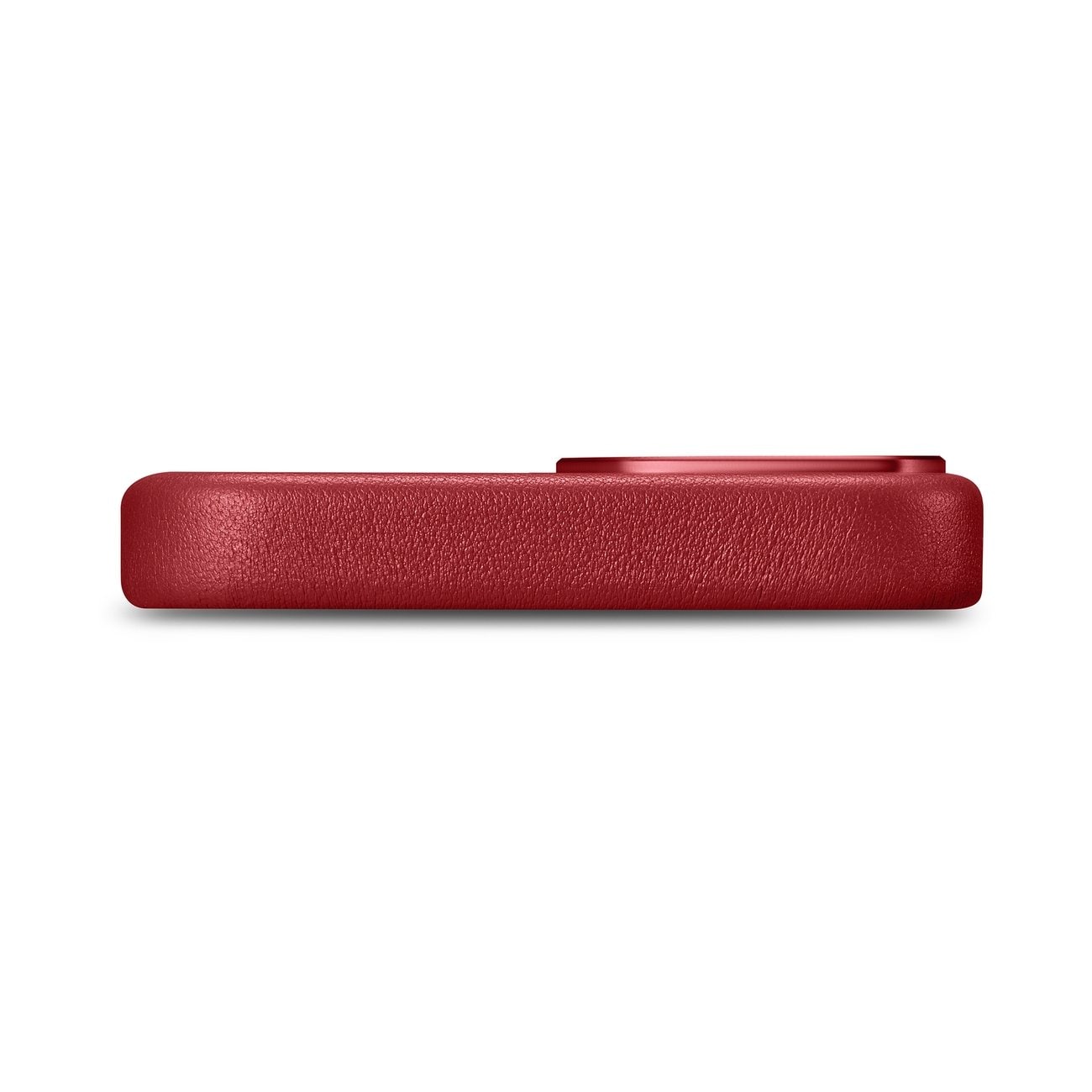iCarer Case Nahkakotelo suojus luonnollisesta nahasta iPhone 14 Plus punainen (yhteensopiva MagSafe)