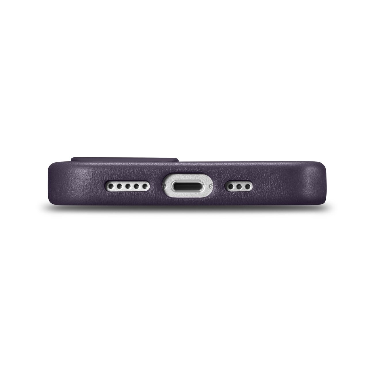 iCarer Asia Nahka Cover Case for iPhone 14 Plus Dark Purple (MagSafe yhteensopiva)