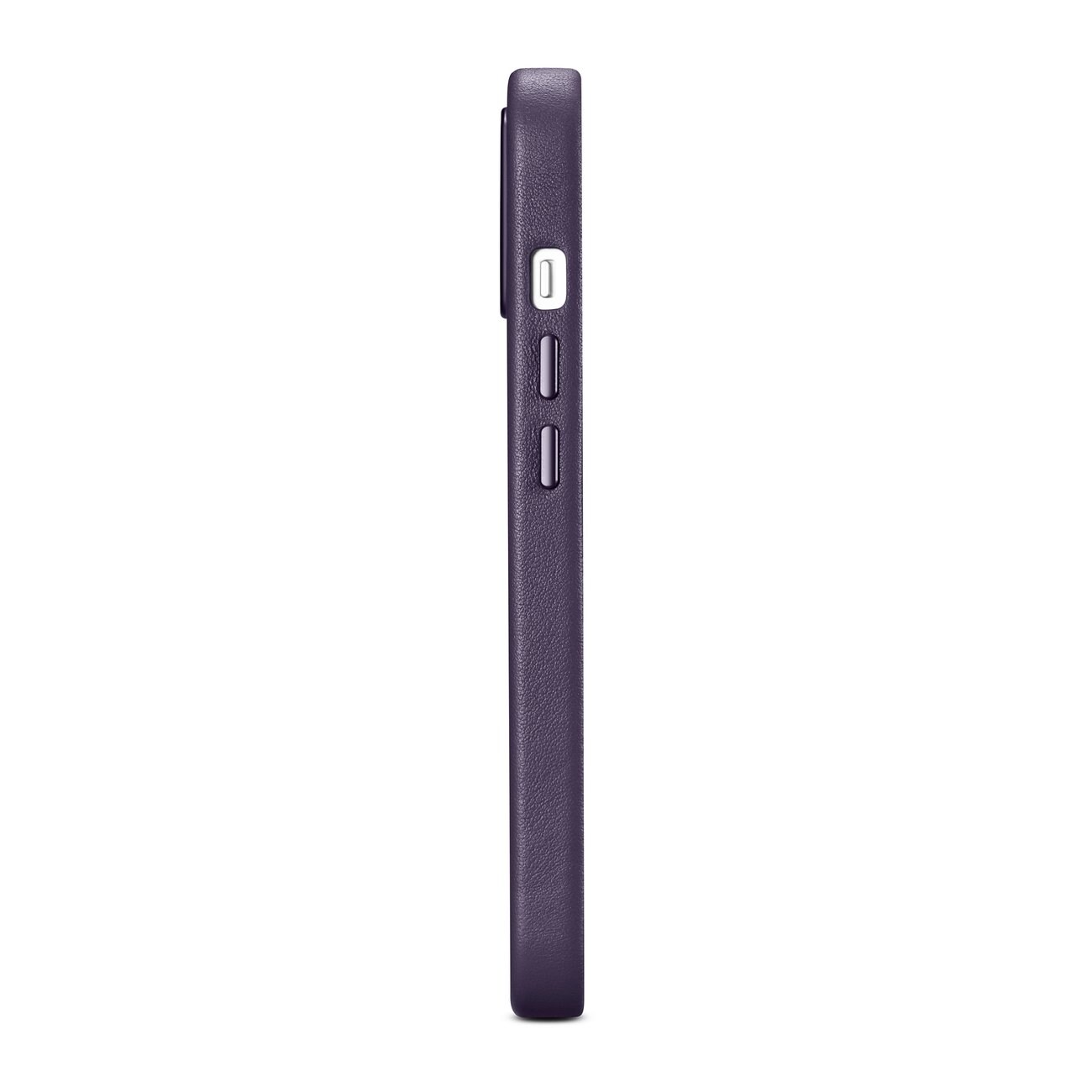 iCarer Asia Nahka Cover Case for iPhone 14 Plus Dark Purple (MagSafe yhteensopiva)