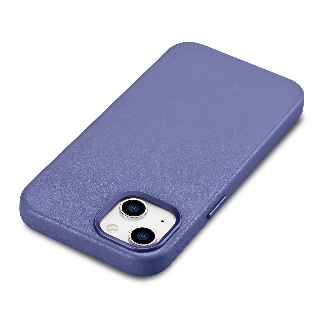 iCarer Nahkakotelo Aidon nahan suojus iPhone 14 Plus Light Purple (MagSafe-yhteensopiva)