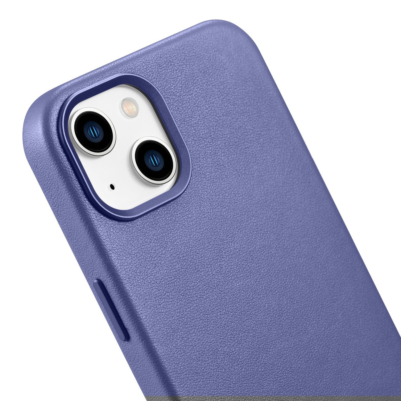 iCarer Nahkakotelo Aidon nahan suojus iPhone 14 Plus Light Purple (MagSafe-yhteensopiva)