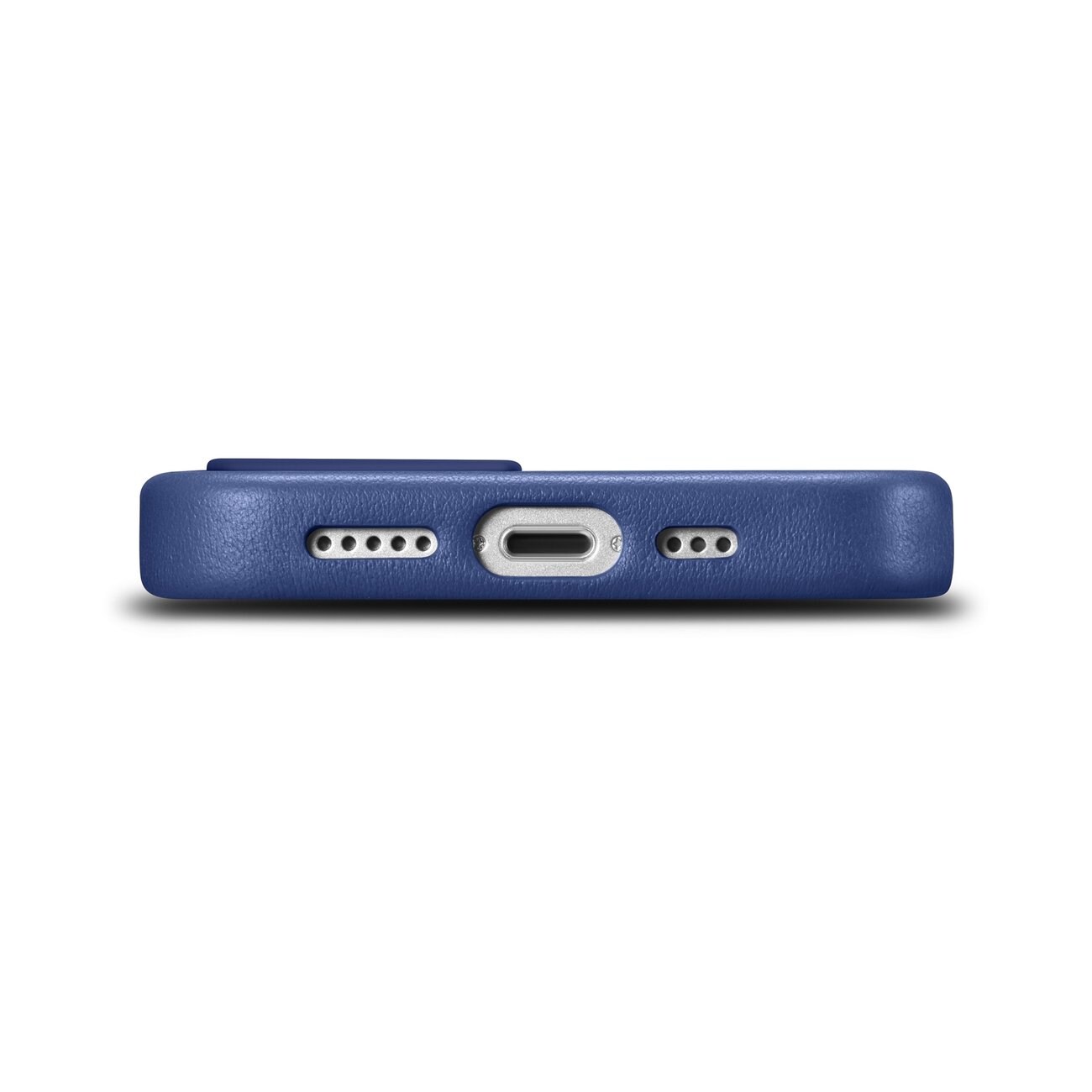 iCarer Kotelo Nahkakotelo iPhone 14 Plus aitoa nahkaa sininen (yhteensopiva MagSafe)