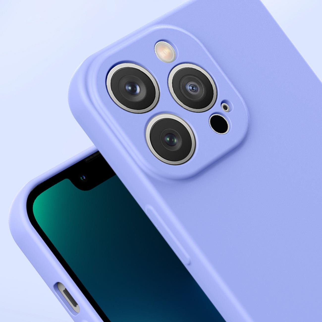 Silikonikotelo iPhone 14 Plus silikonisuojus mintunvihreä