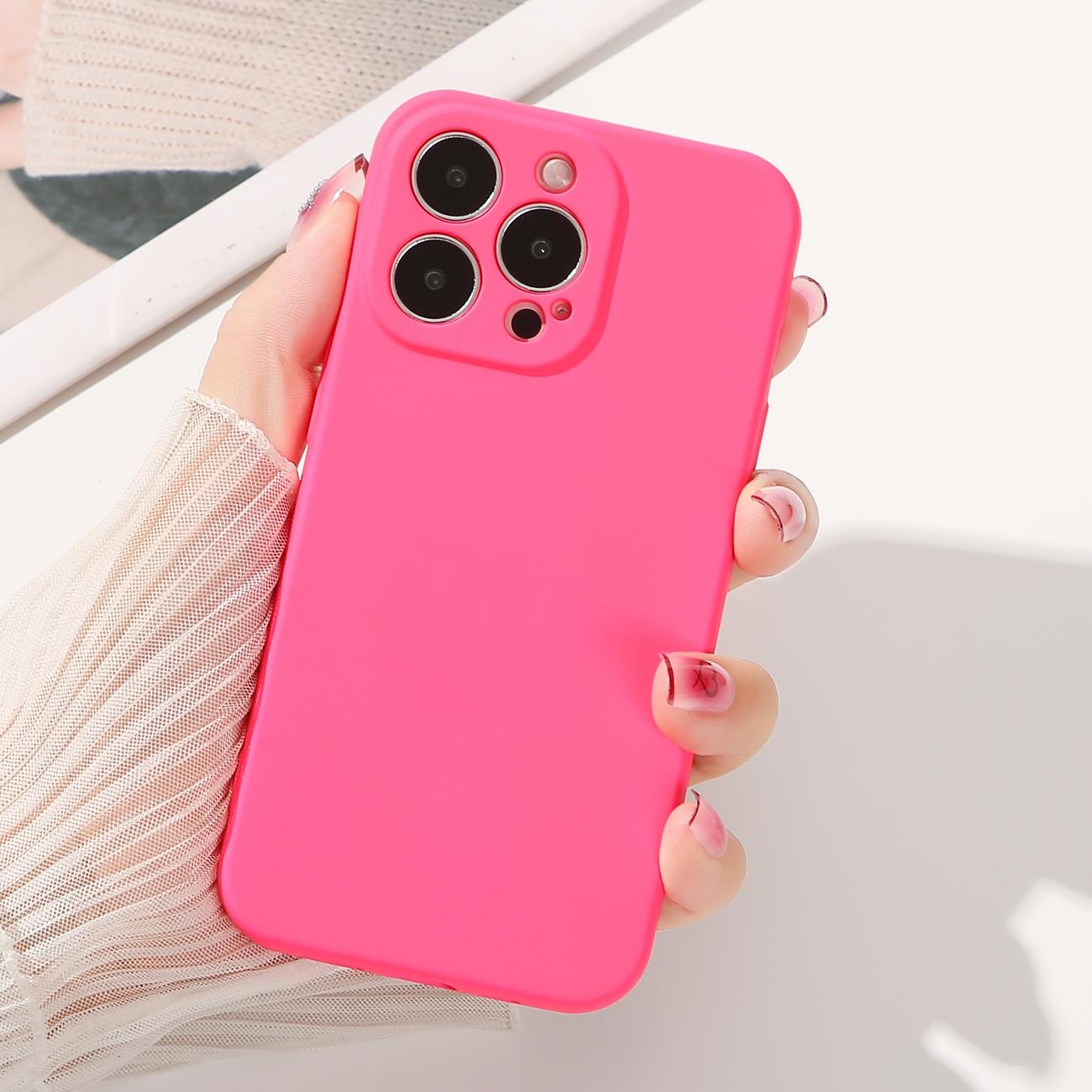 Silikonikotelo iPhone 14 Plus silikonisuojus mintunvihreä