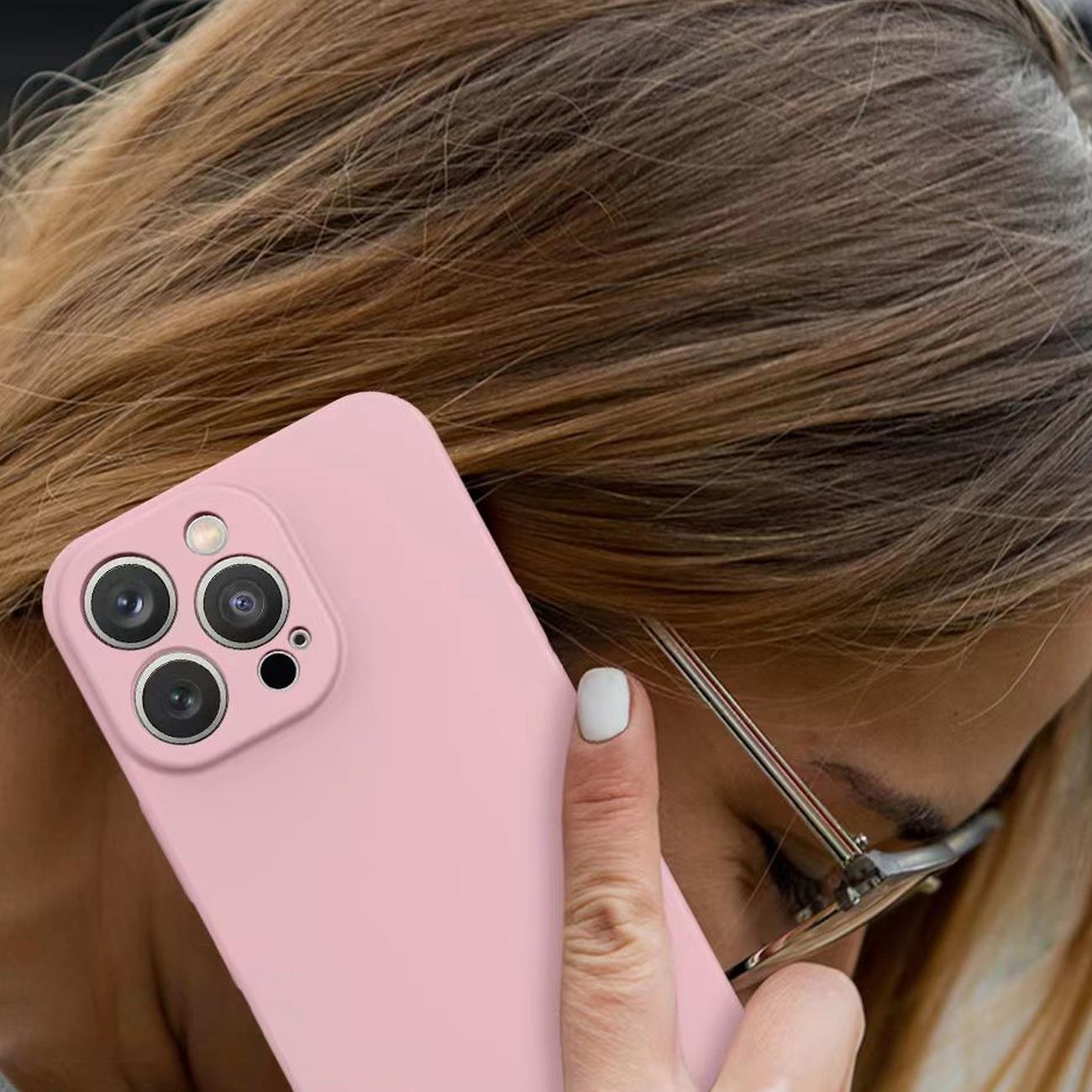 Silikonikotelo iPhone 14 Plus silikonisuojus mintunvihreä