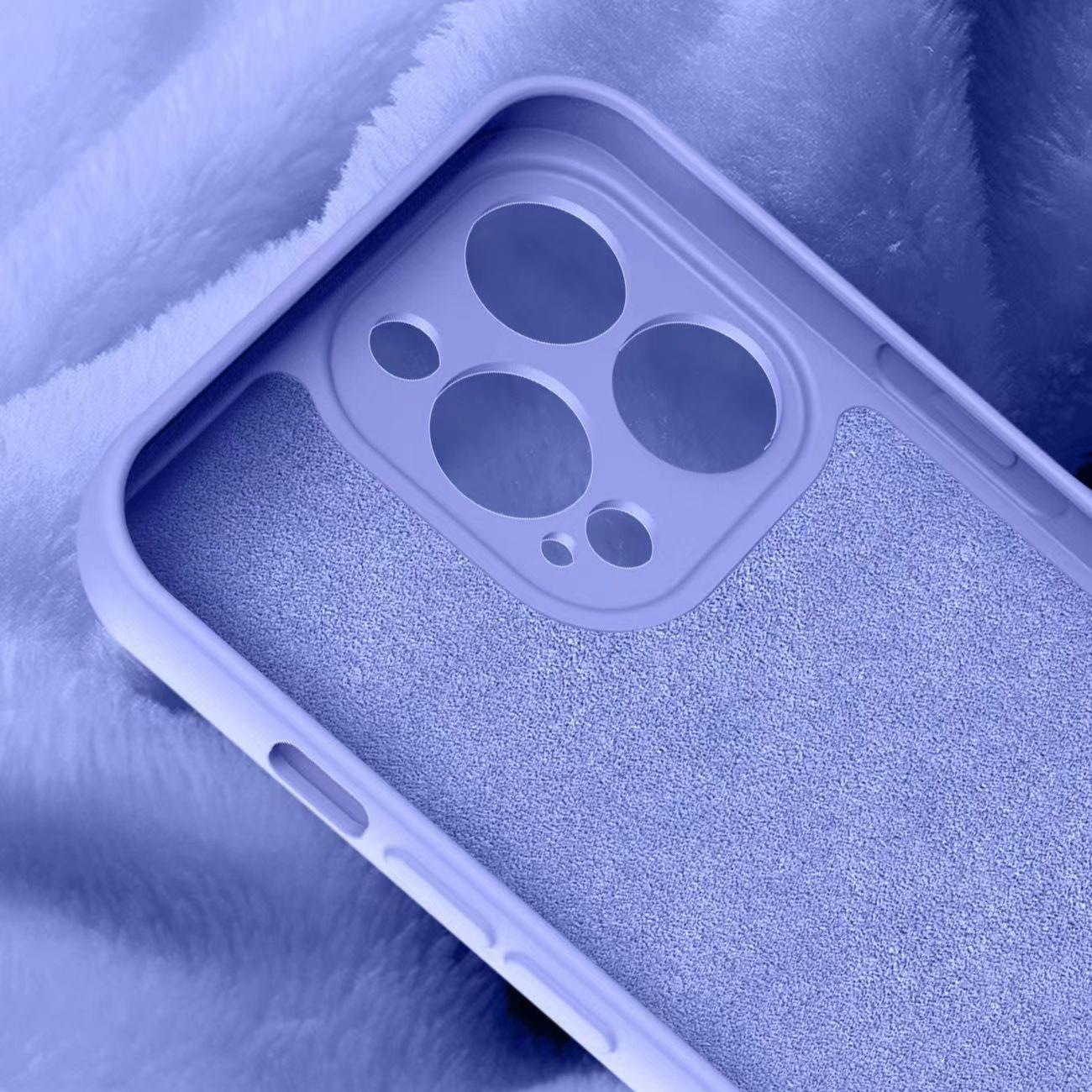 Silikoni kotelo iPhone 14 Plus silikoni suojus vaaleansininen