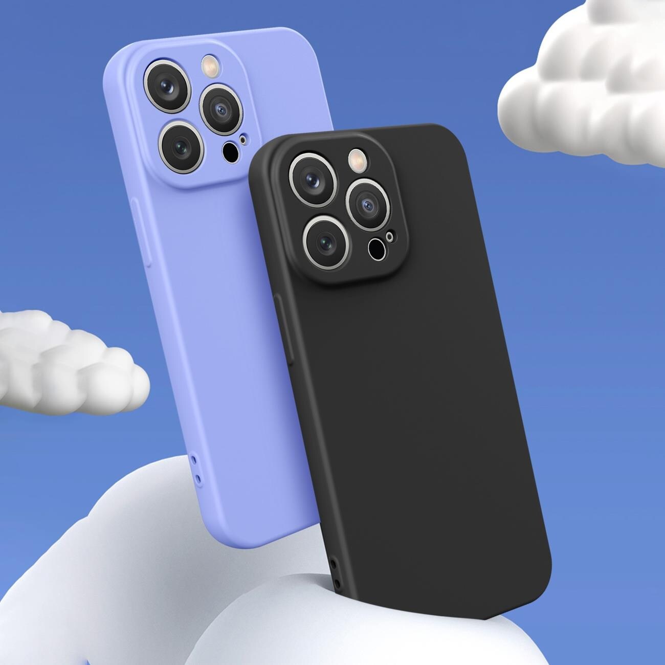 Silikonikotelo iPhone 14 Plus silikonikotelo fuksianpunainen