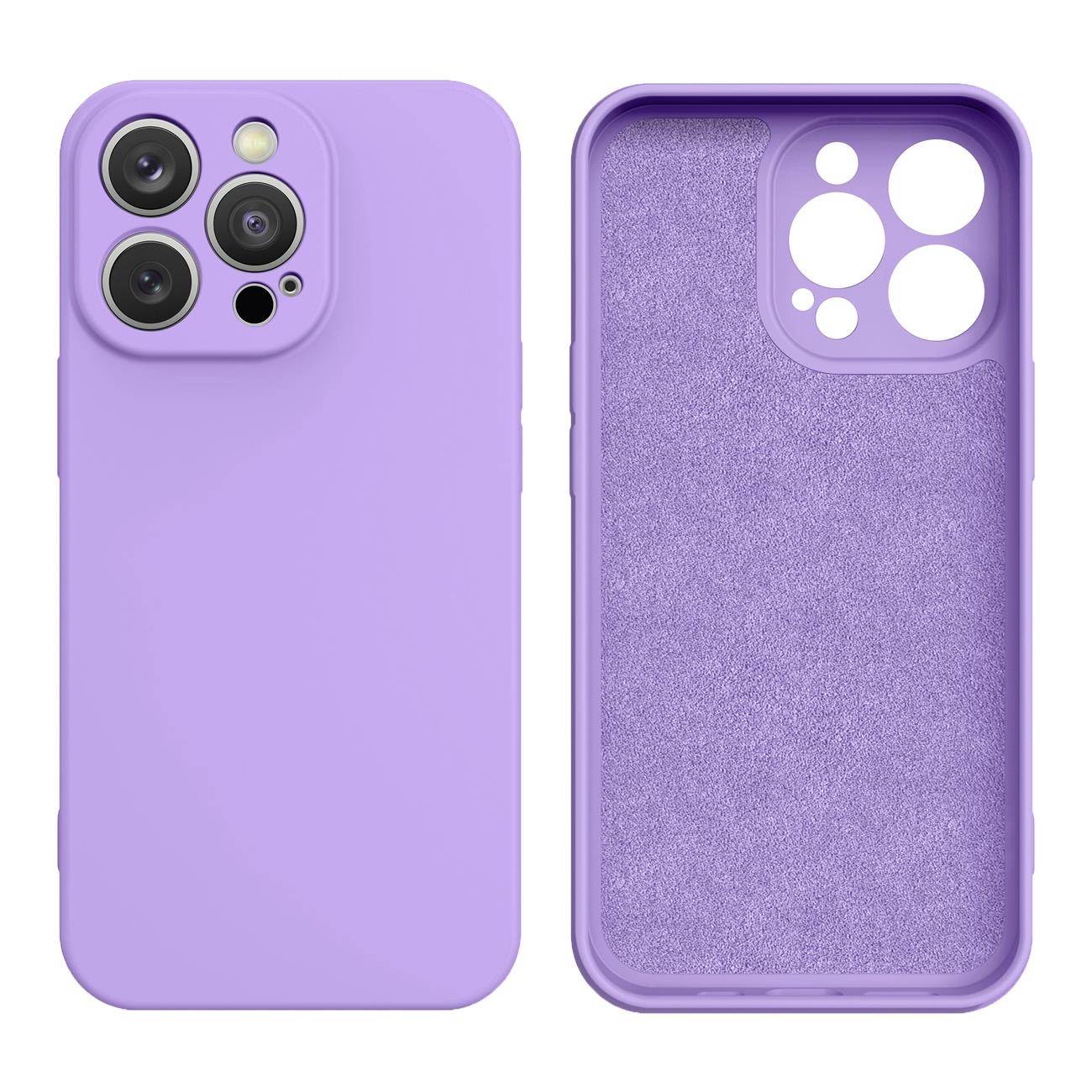 Silikonikotelo iPhone 14 Plus silikonikotelo violetti