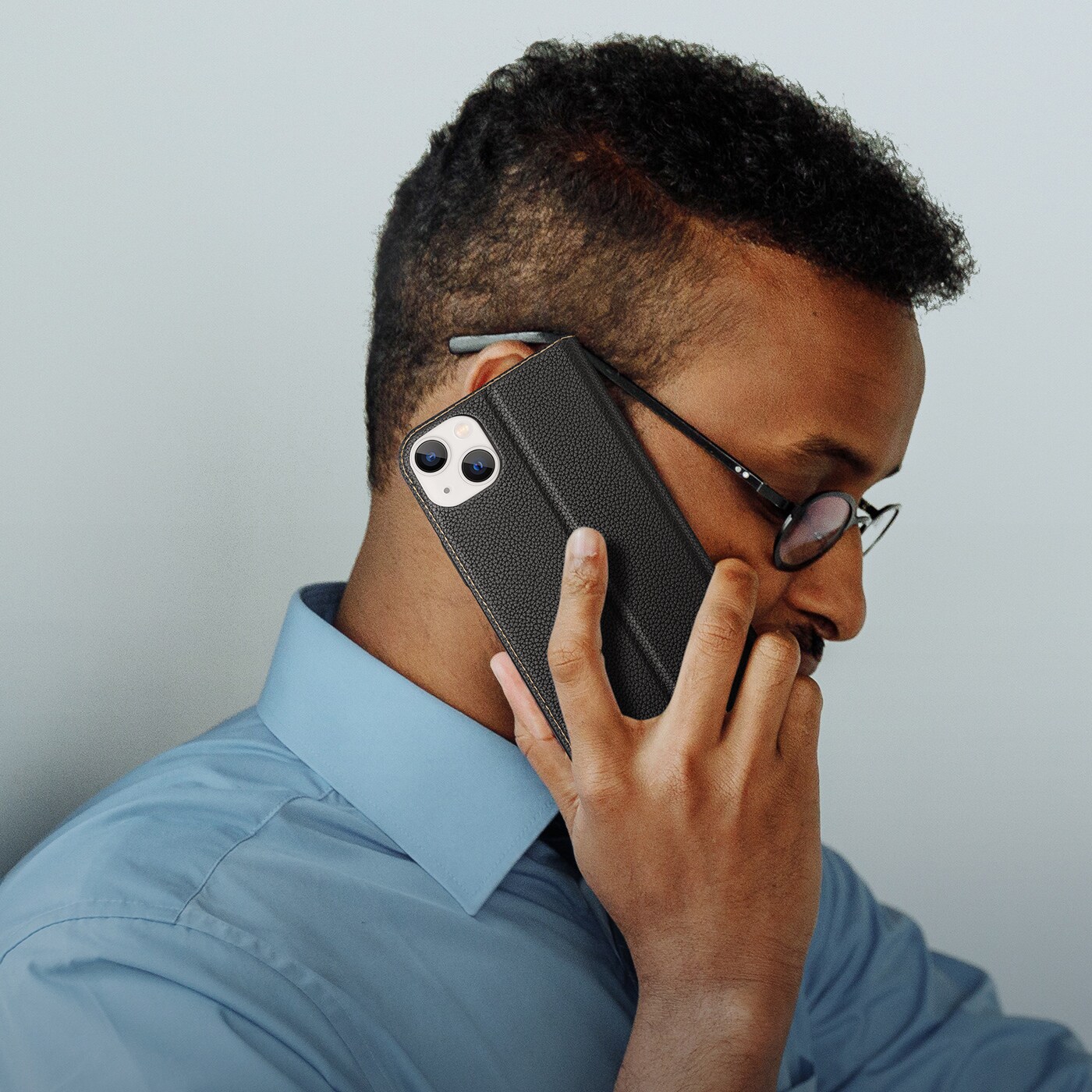 Dux Ducis Skin X2 tapauksessa iPhone 14 Plus tapauksessa magneettinen läppä musta