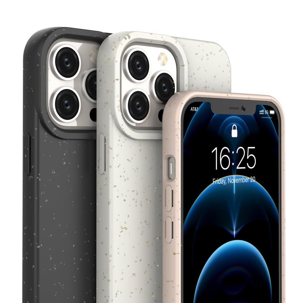Eco Case tapauksessa iPhone 14 Plus silikoni hajoava kansi violetti