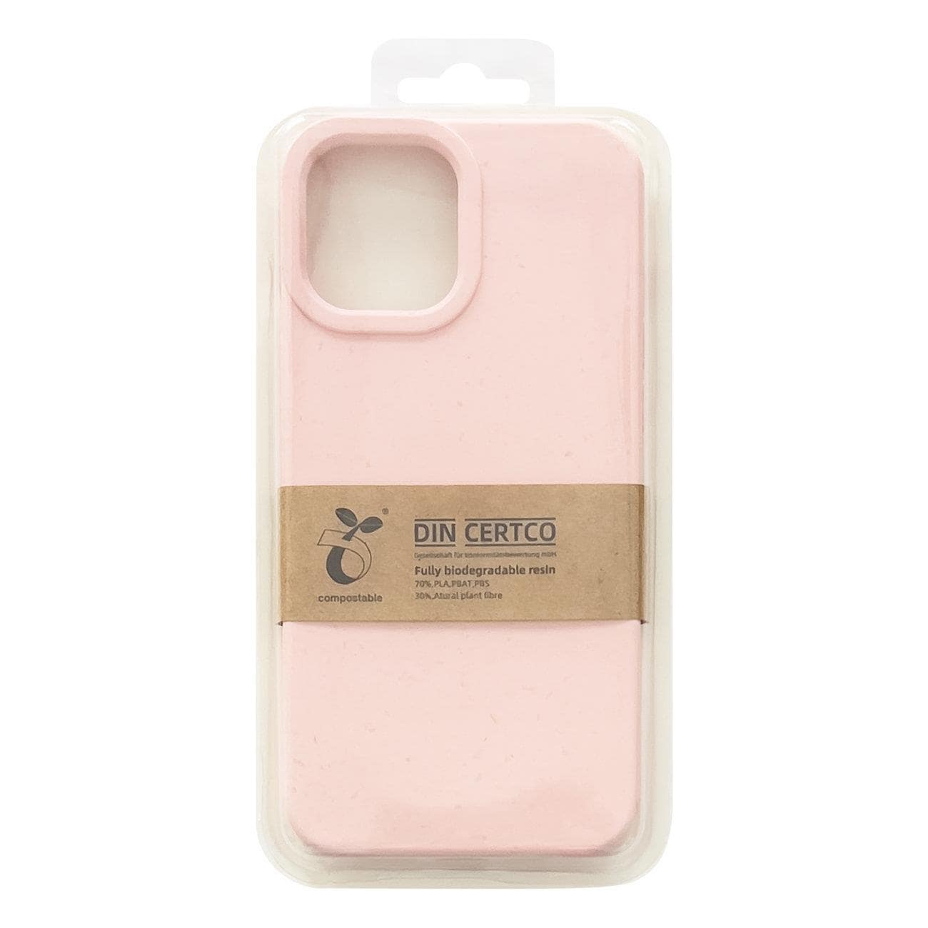 Eco Case tapauksessa iPhone 14 Plus silikoni hajoava kansi vaaleanpunainen