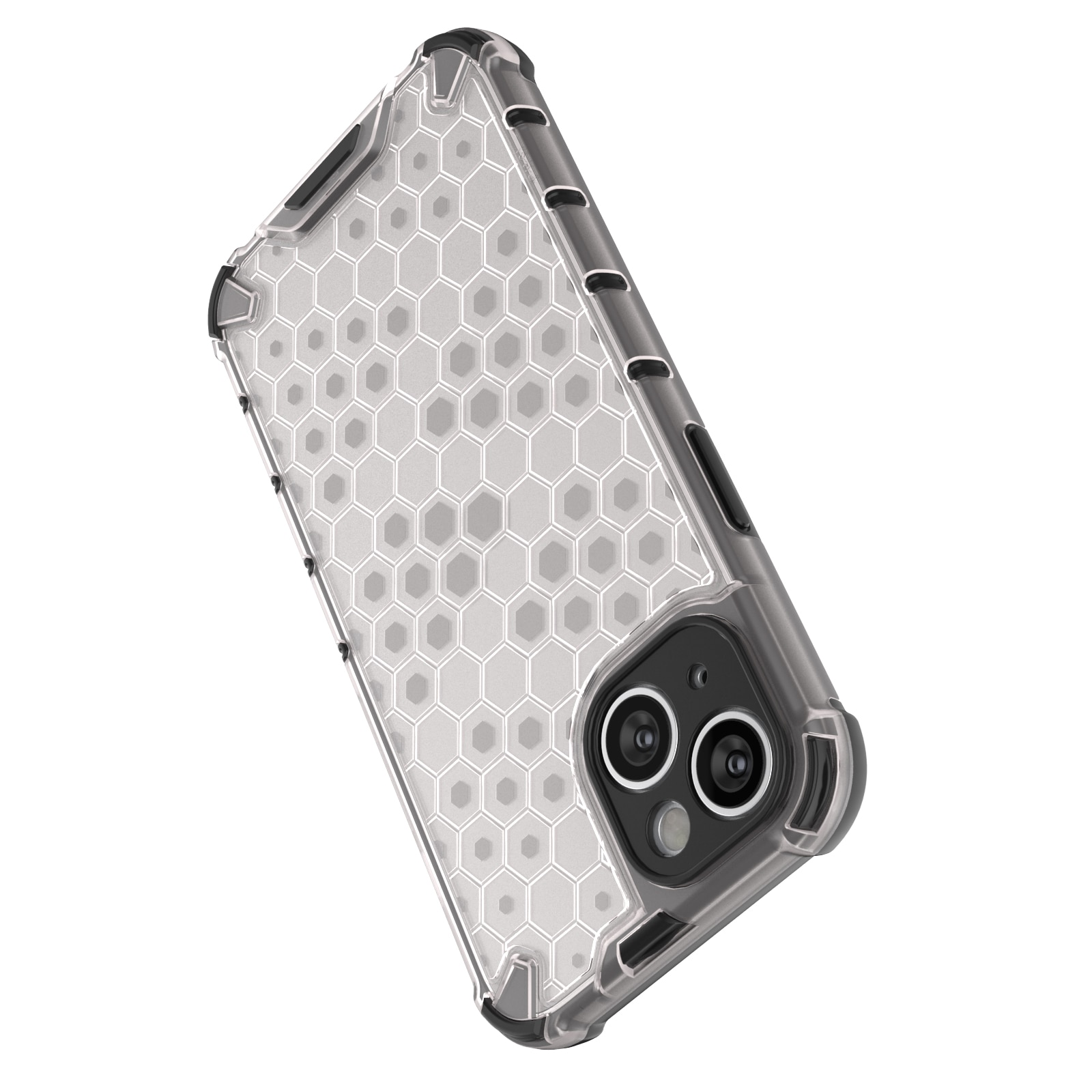 Honeycomb tapauksessa iPhone 14 panssaroitu hybridi kansi sininen