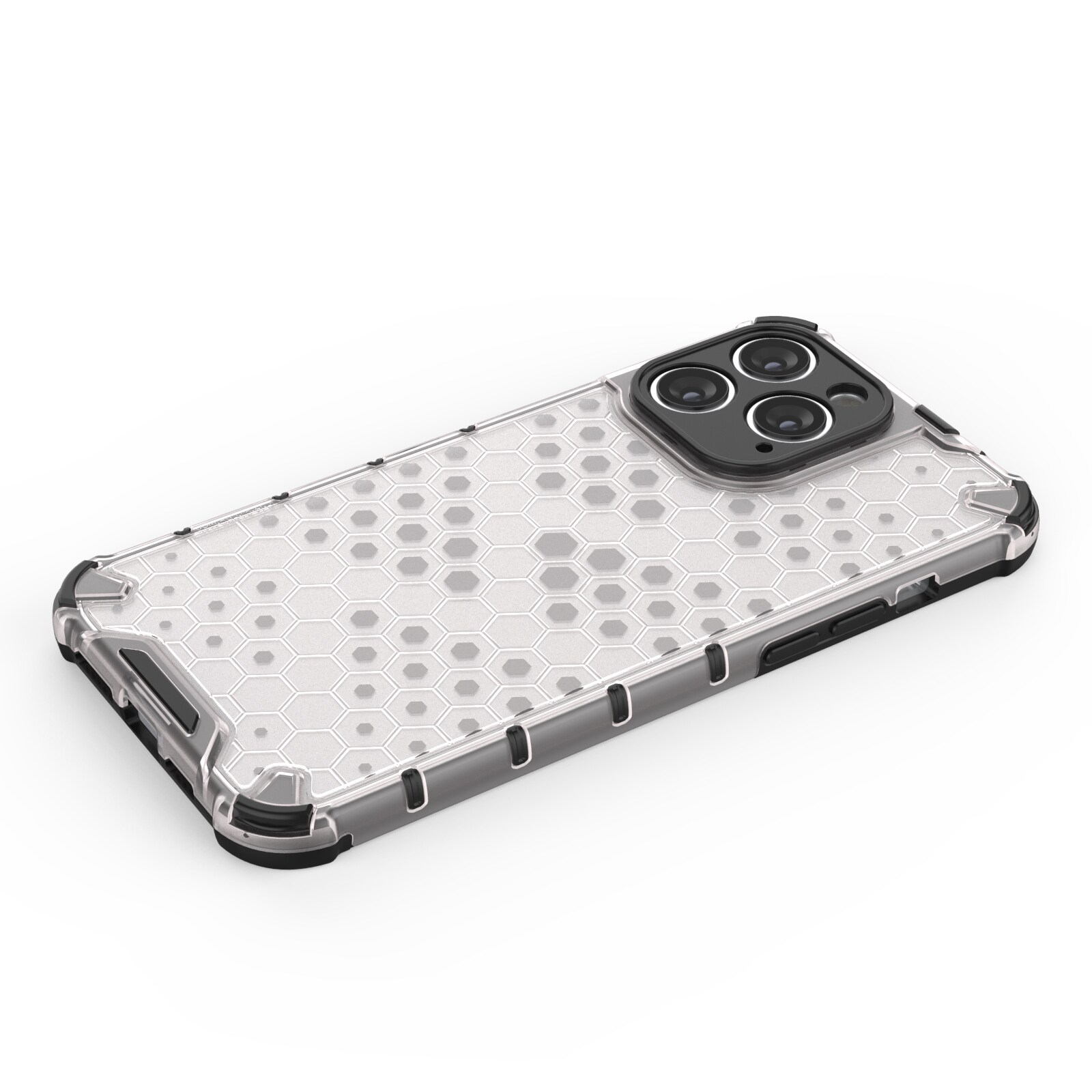 Honeycomb tapauksessa iPhone 14 Pro panssaroitu hybridi kansi sininen