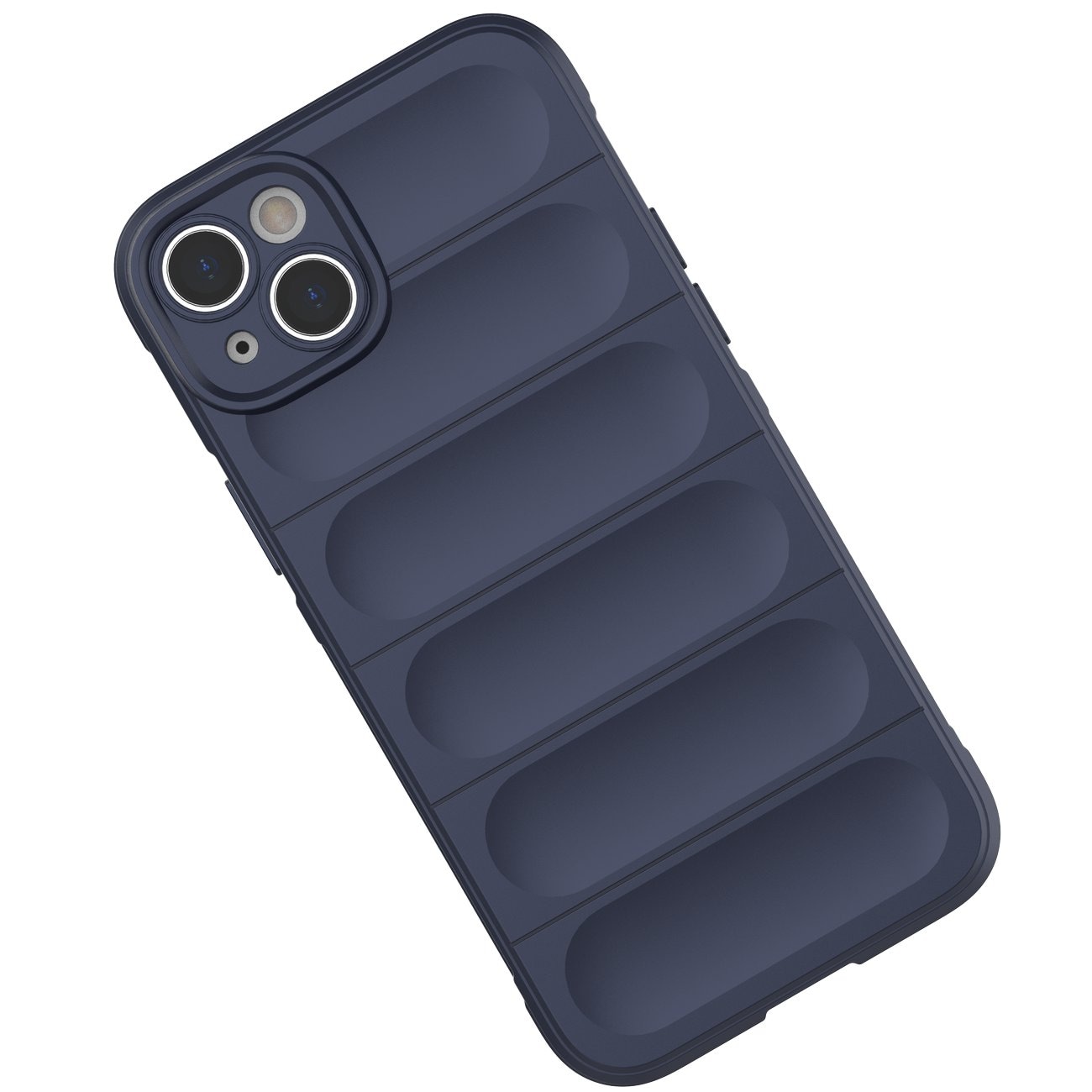 Magic Shield Case tapauksessa iPhone 14 Plus joustava panssaroitu kansi musta