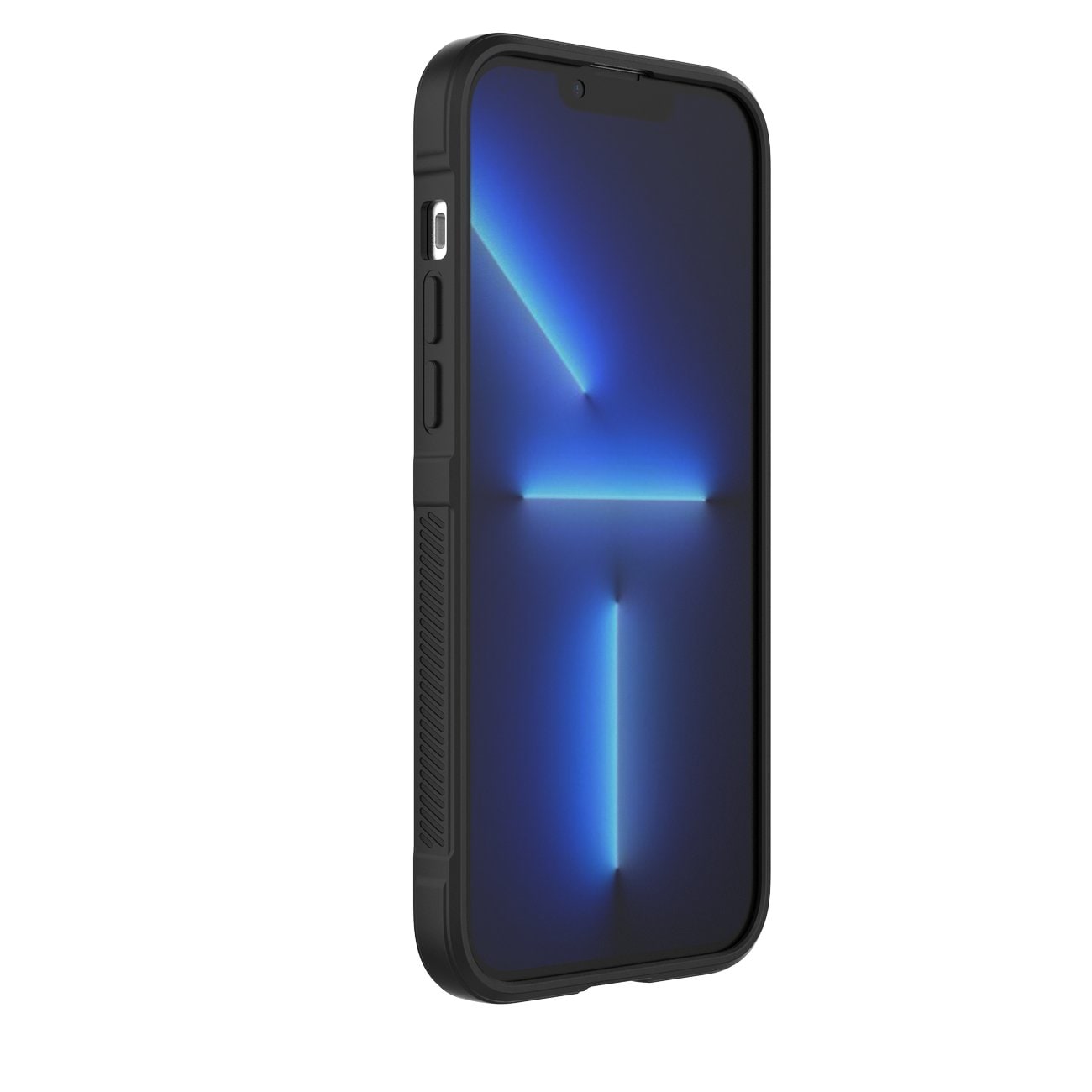Magic Shield Case tapauksessa iPhone 14 Plus joustava panssaroitu kansi musta