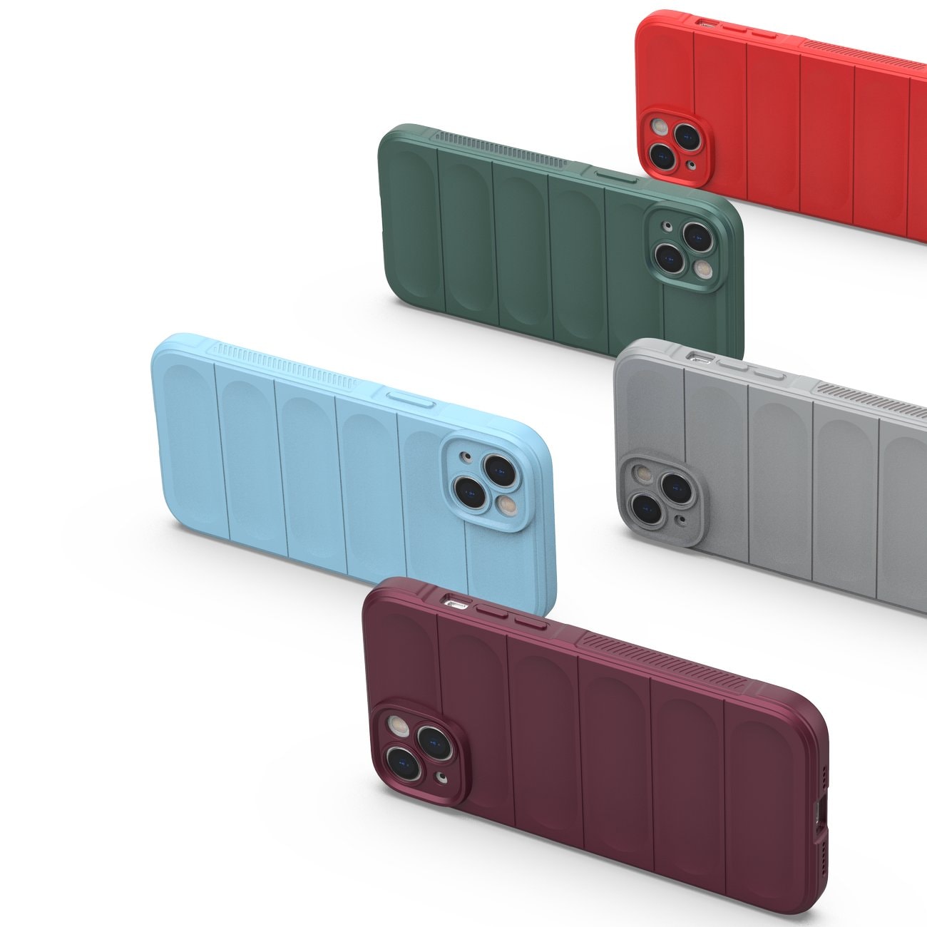 Magic Shield Case tapauksessa iPhone 14 Plus joustava panssaroitu kansi punainen
