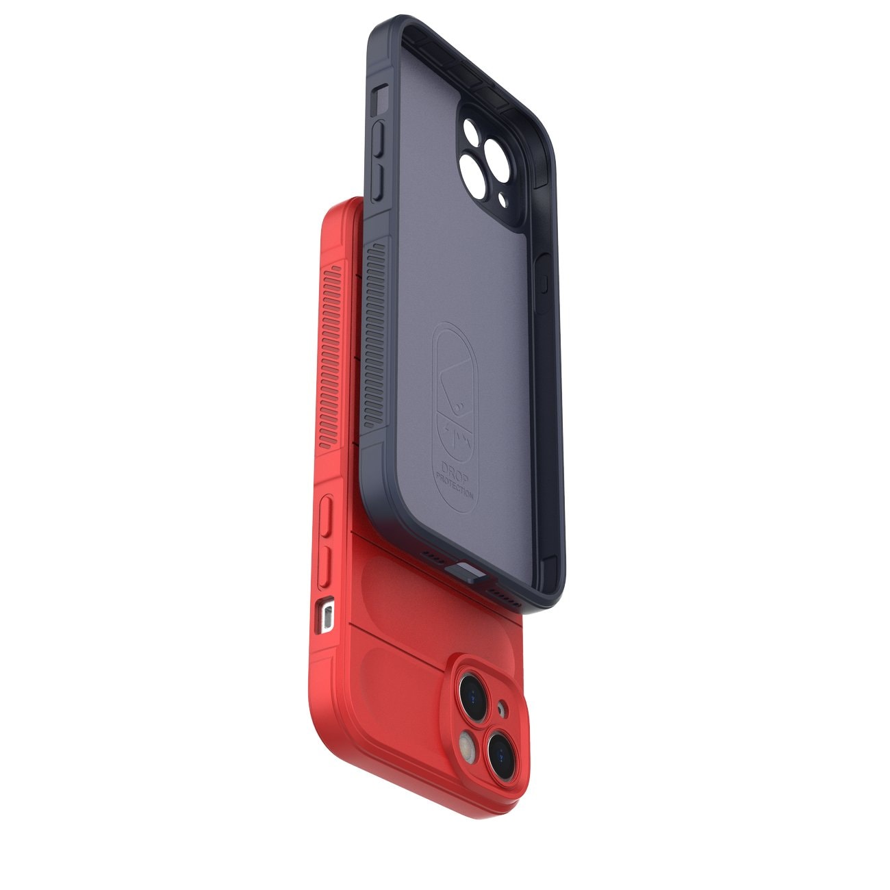 Magic Shield Case tapauksessa iPhone 14 Plus joustava panssaroitu kansi punainen