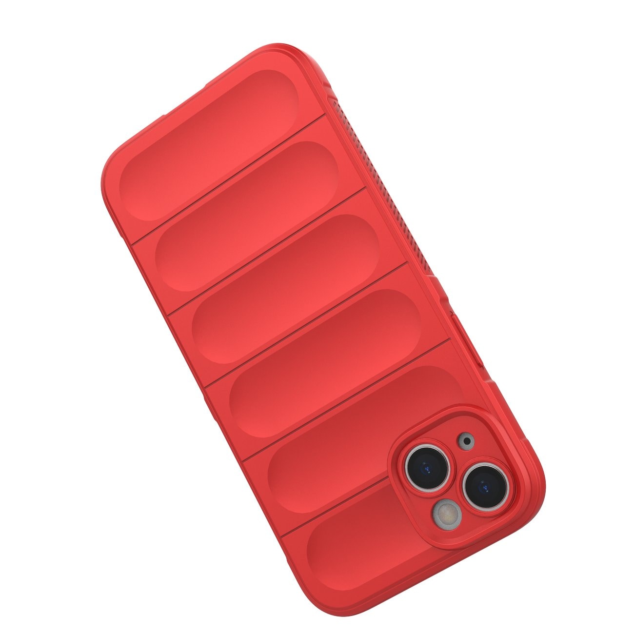 Magic Shield Case tapauksessa iPhone 14 Plus joustava panssaroitu kansi punainen