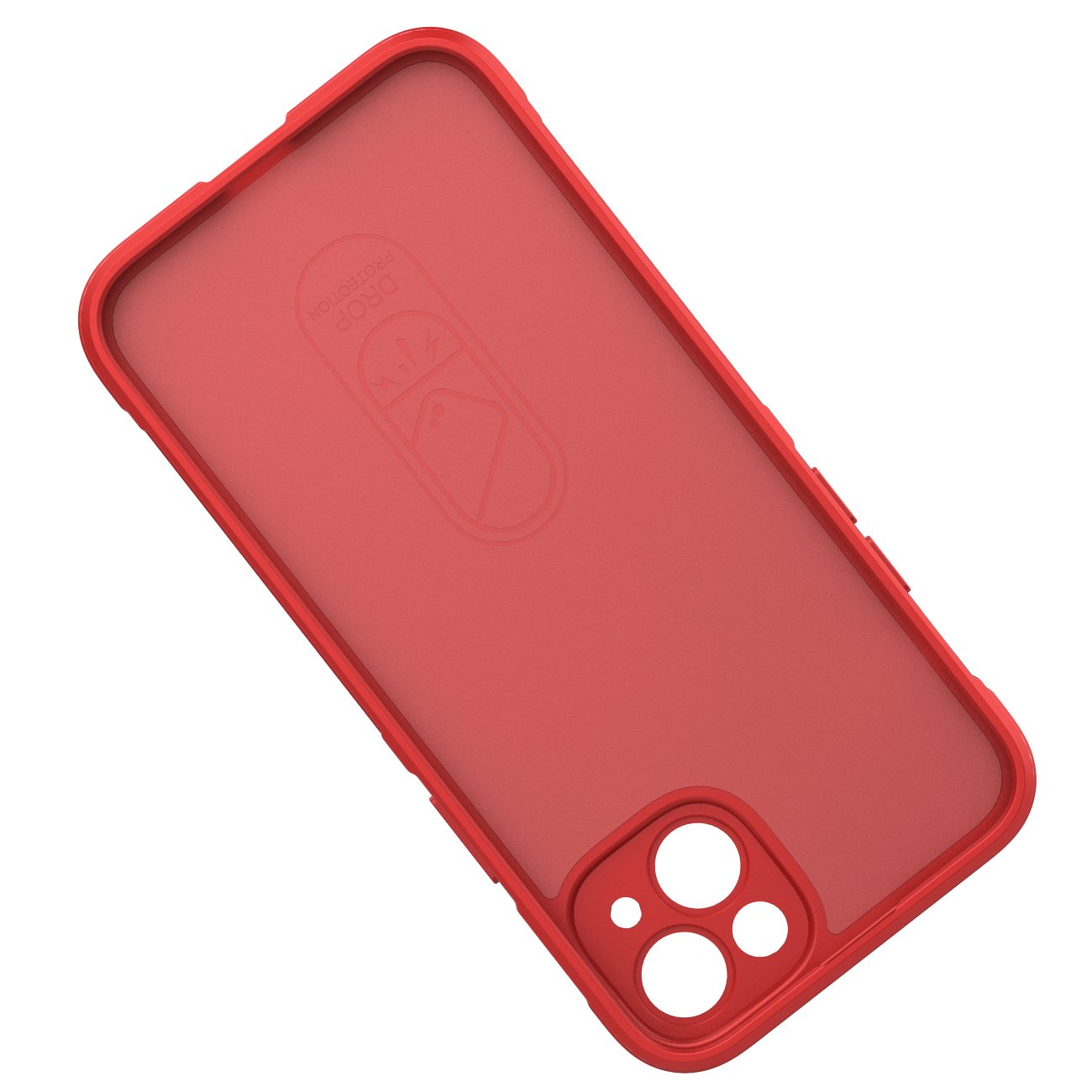 Magic Shield Kotelo tapauksessa iPhone 14 Plus elastinen panssaroitu tapauksessa viininpunainen