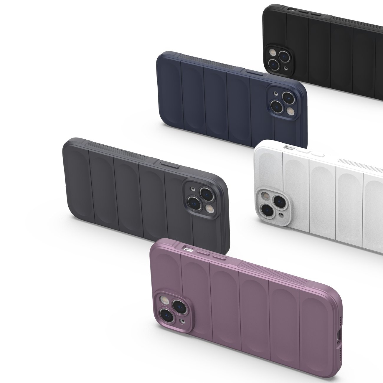 Magic Shield Kotelo tapauksessa iPhone 14 Plus joustava panssaroitu tapaus vaaleansininen