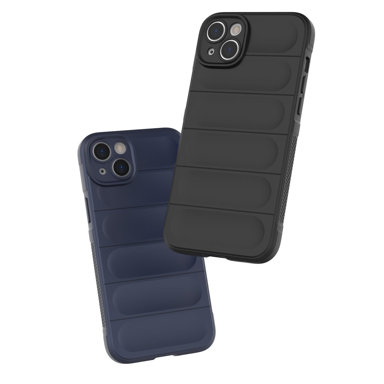 Magic Shield Kotelo tapauksessa iPhone 14 Plus joustava panssaroitu tapaus vaaleansininen