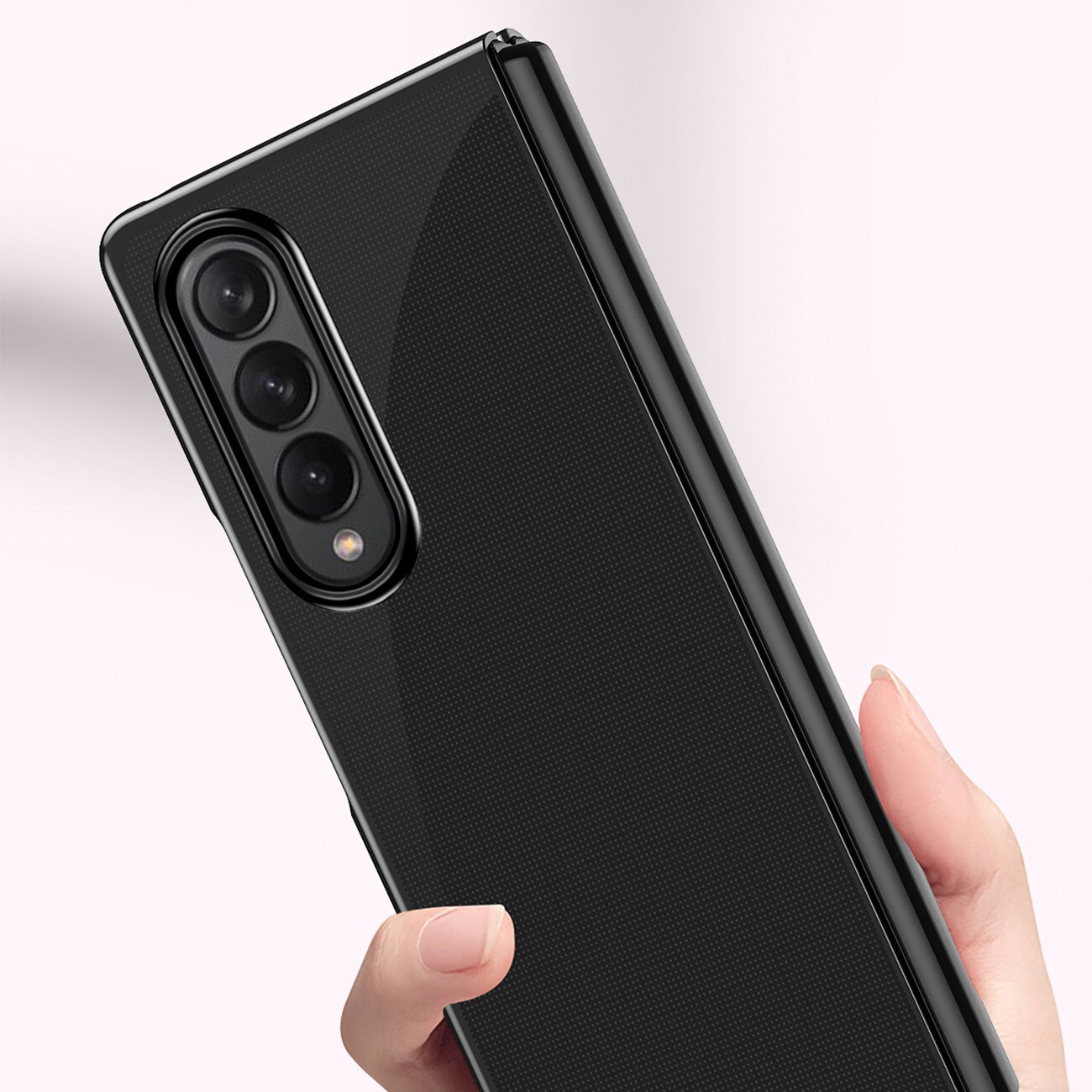 Plating Kotelo tapauksessa Samsung Galaxy Z Fold 4 kansi metallinen kehys sininen
