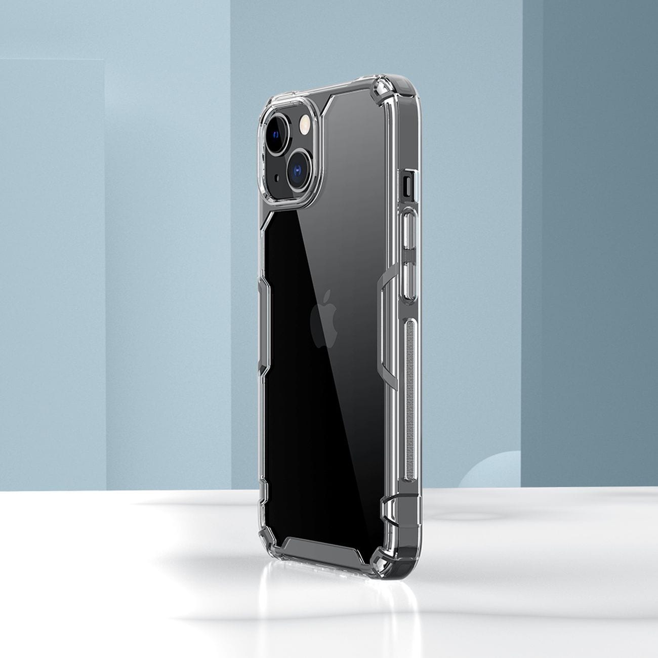 Nillkin Nature Pro iPhone 14 Plus tapauksessa, panssaroitu kansi, läpinäkyvä kansi