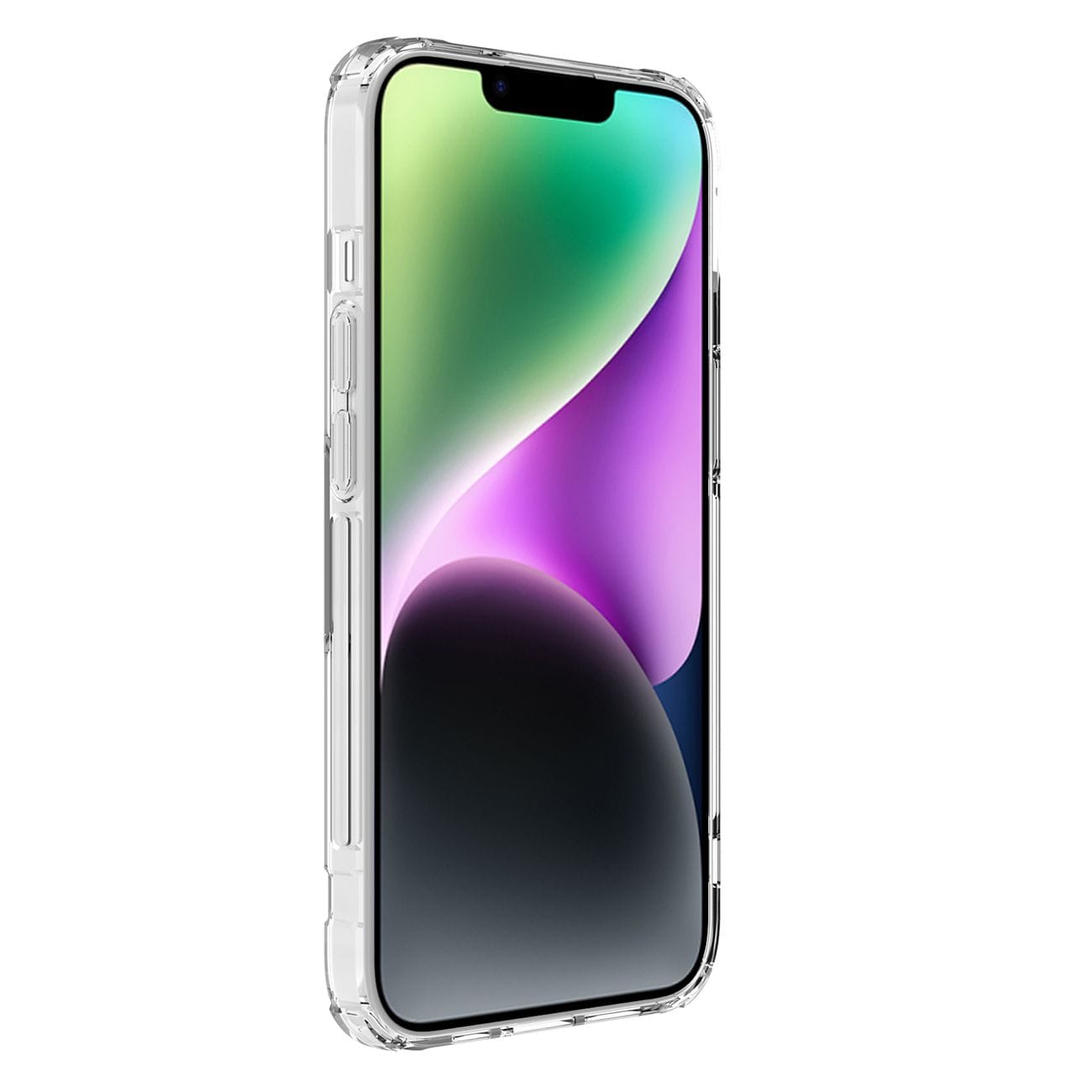 Nillkin Nature Pro iPhone 14 Plus tapauksessa, panssaroitu kansi, läpinäkyvä kansi