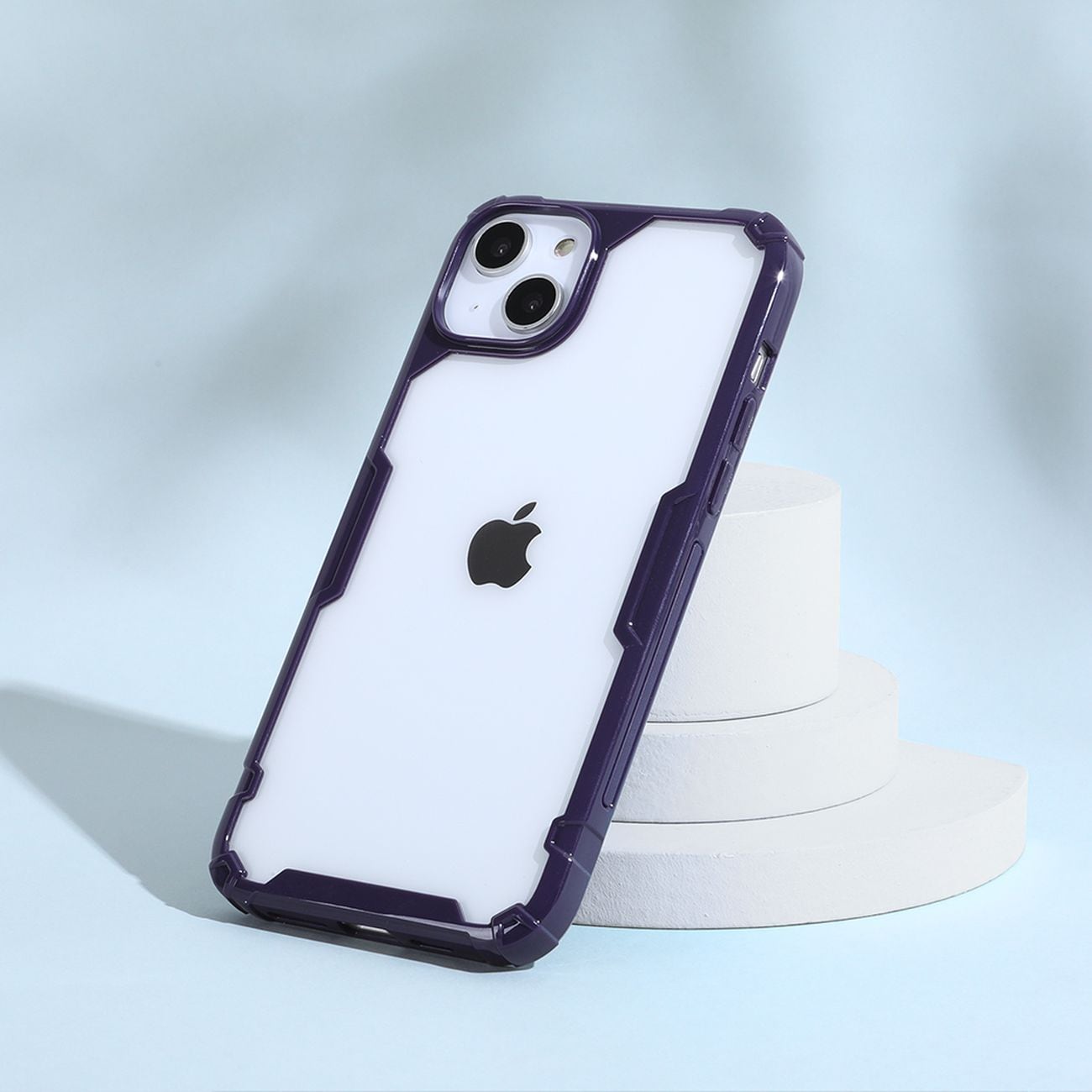 Nillkin Nature Pro iPhone 14 Plus kotelo, panssarisuojattu kansi, sininen kansi