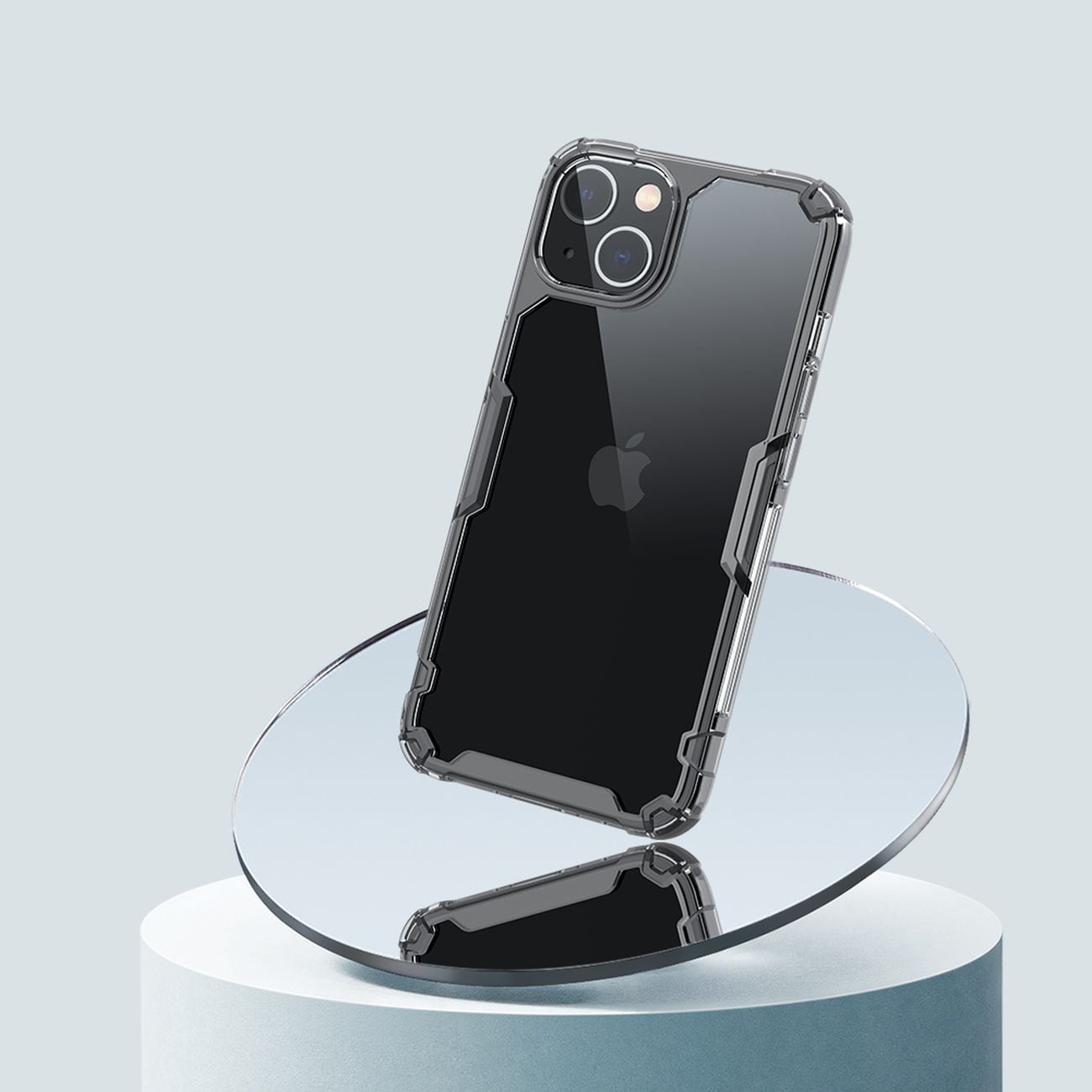 Nillkin Nature Pro iPhone 14 Plus kotelo, panssarisuojattu kansi, sininen kansi
