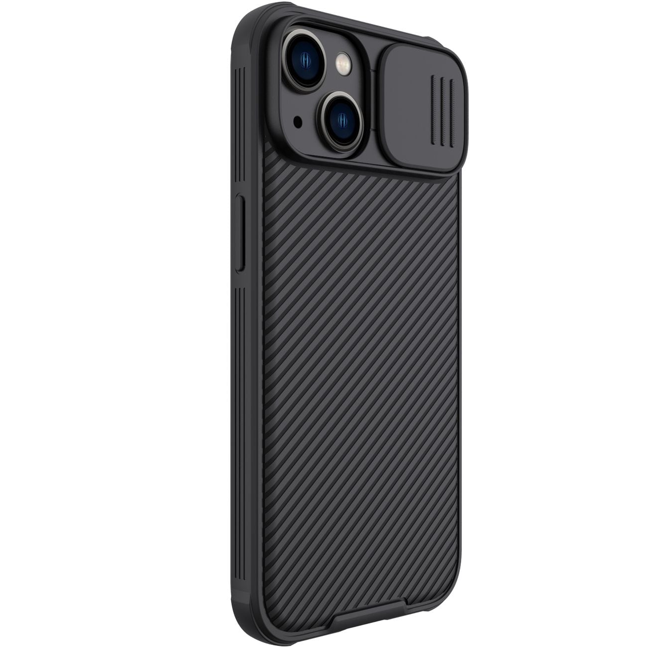 Nillkin CamShield Pro Magneettinen kotelo iPhone 14 Plus Cover Camera Protector Musta (MagSafe)