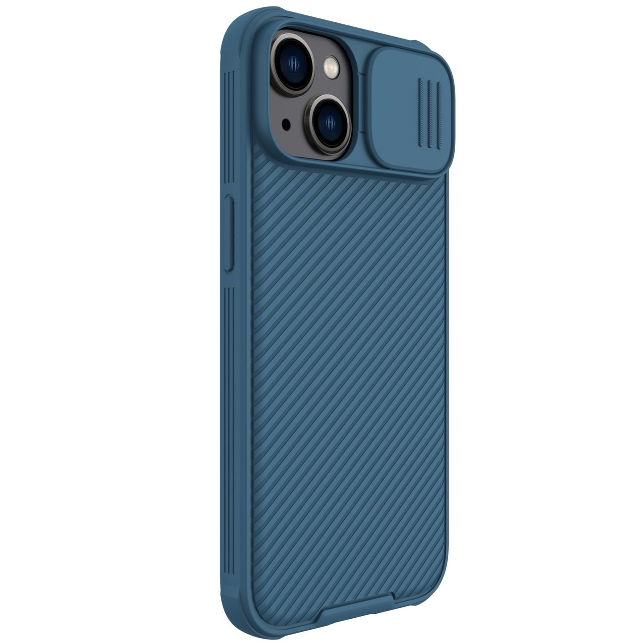 Nillkin CamShield Pro magneettinen kotelo iPhone 14 Plus kansi kameran suojus sininen (MagSafe)