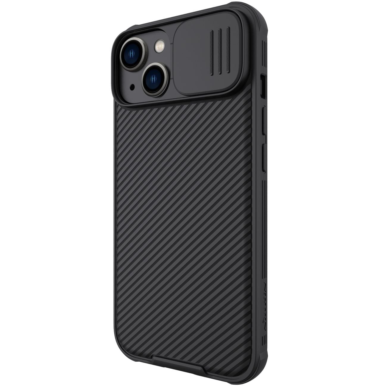 Nillkin CamShield Pro Case iPhone 14 Plus Armor Cover Camera Protector Musta