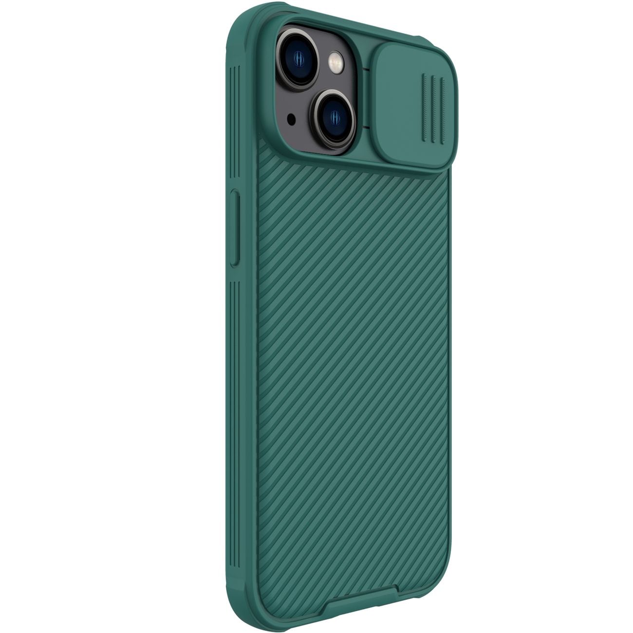 Nillkin CamShield Pro Case iPhone 14 Plus panssaroitu kansi kameran suojus vihreä
