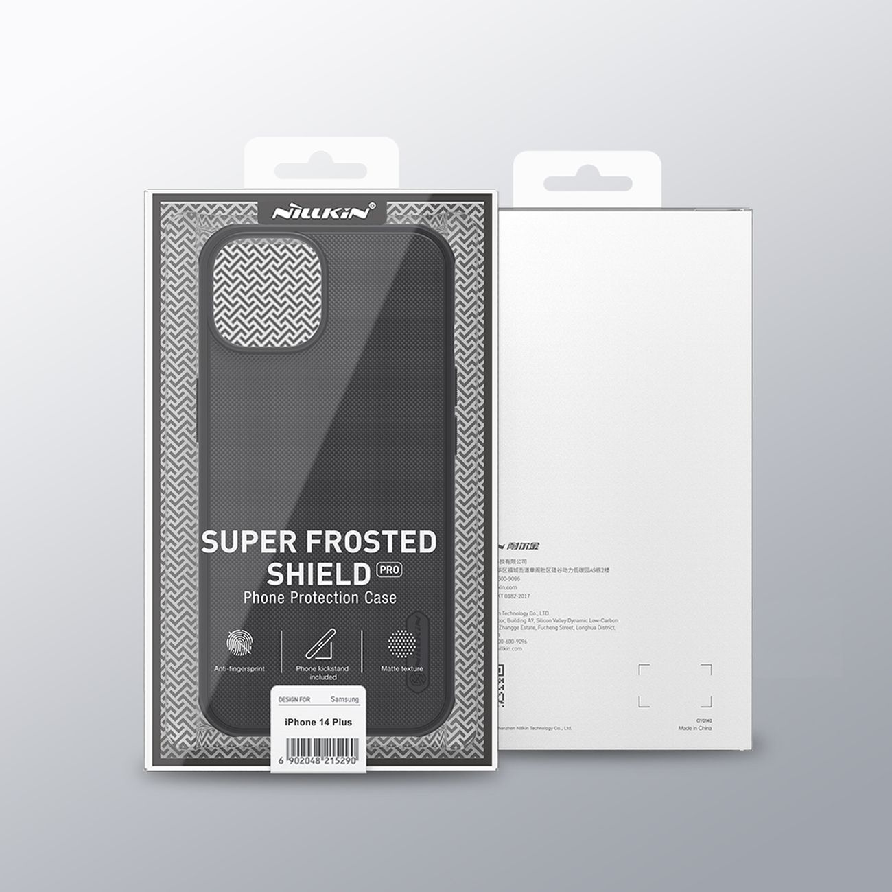 Nillkin Super Frosted Shield Pro tapauksessa iPhone 14 Plus takakansi vihreä
