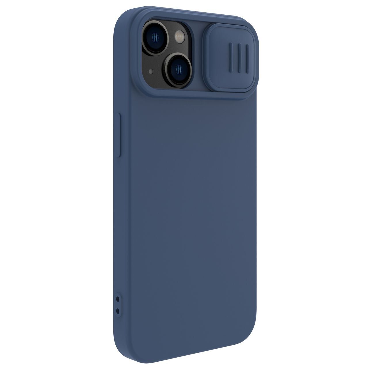 Nillkin CamShield MagSafe Silikoni Case iPhone 14 Plus, Kameran suojus, Sininen
