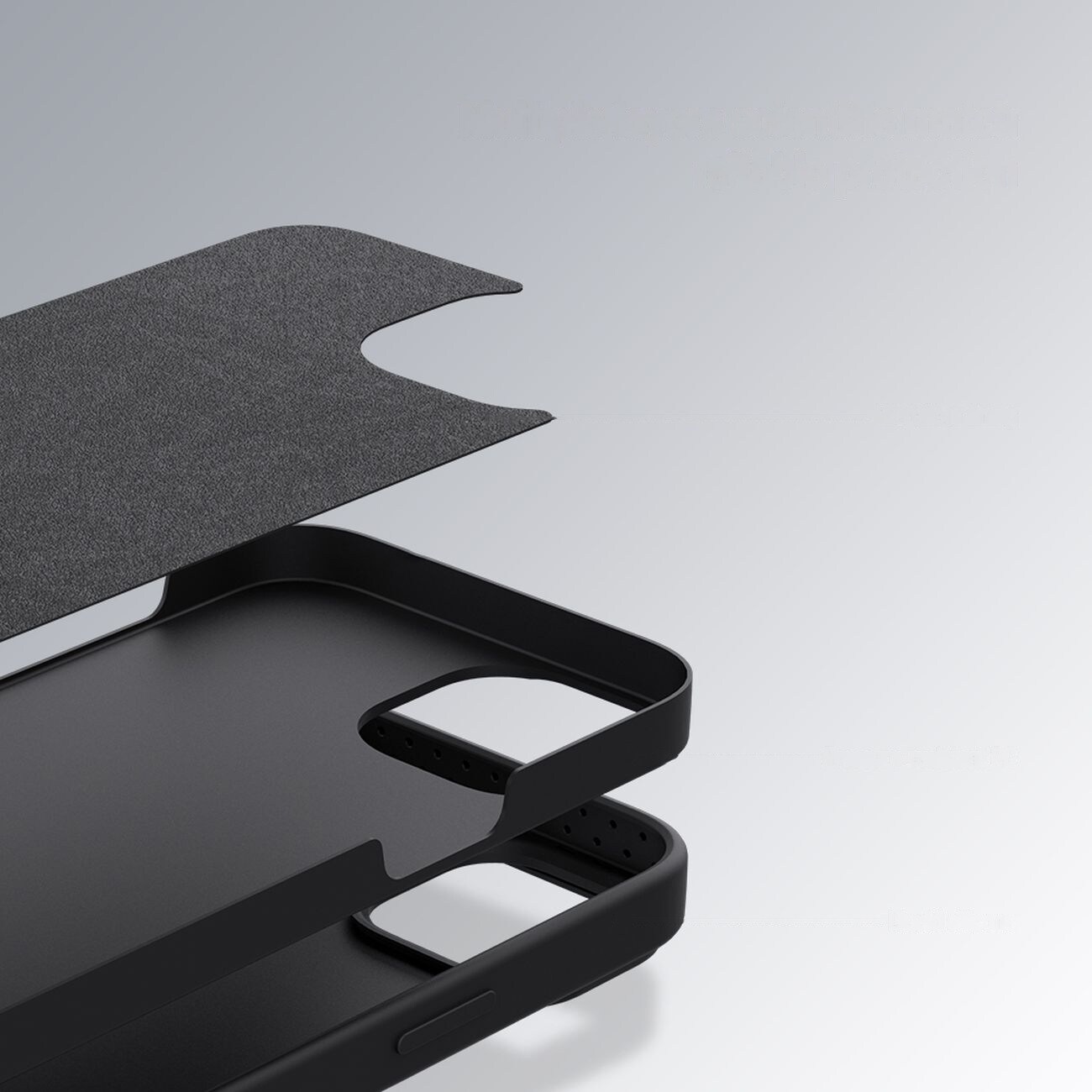 Nillkin CamShield Silky Silikonikotelo iPhone 14 Plus tapauksessa kameran suojus vihreä