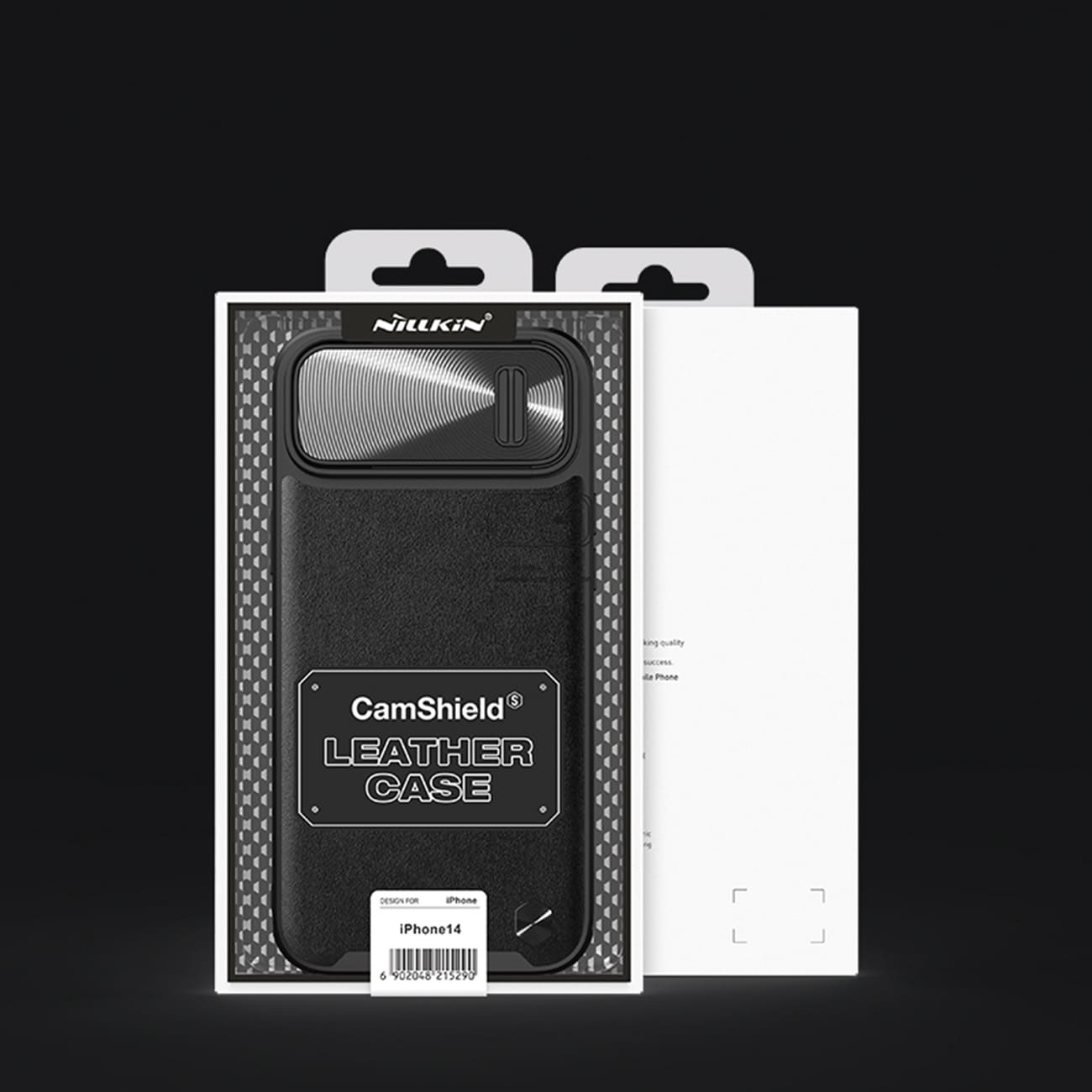 Nillkin CamShield Nahka S Case iPhone 14 Plus kotelo kansi kameran kansi vihreä