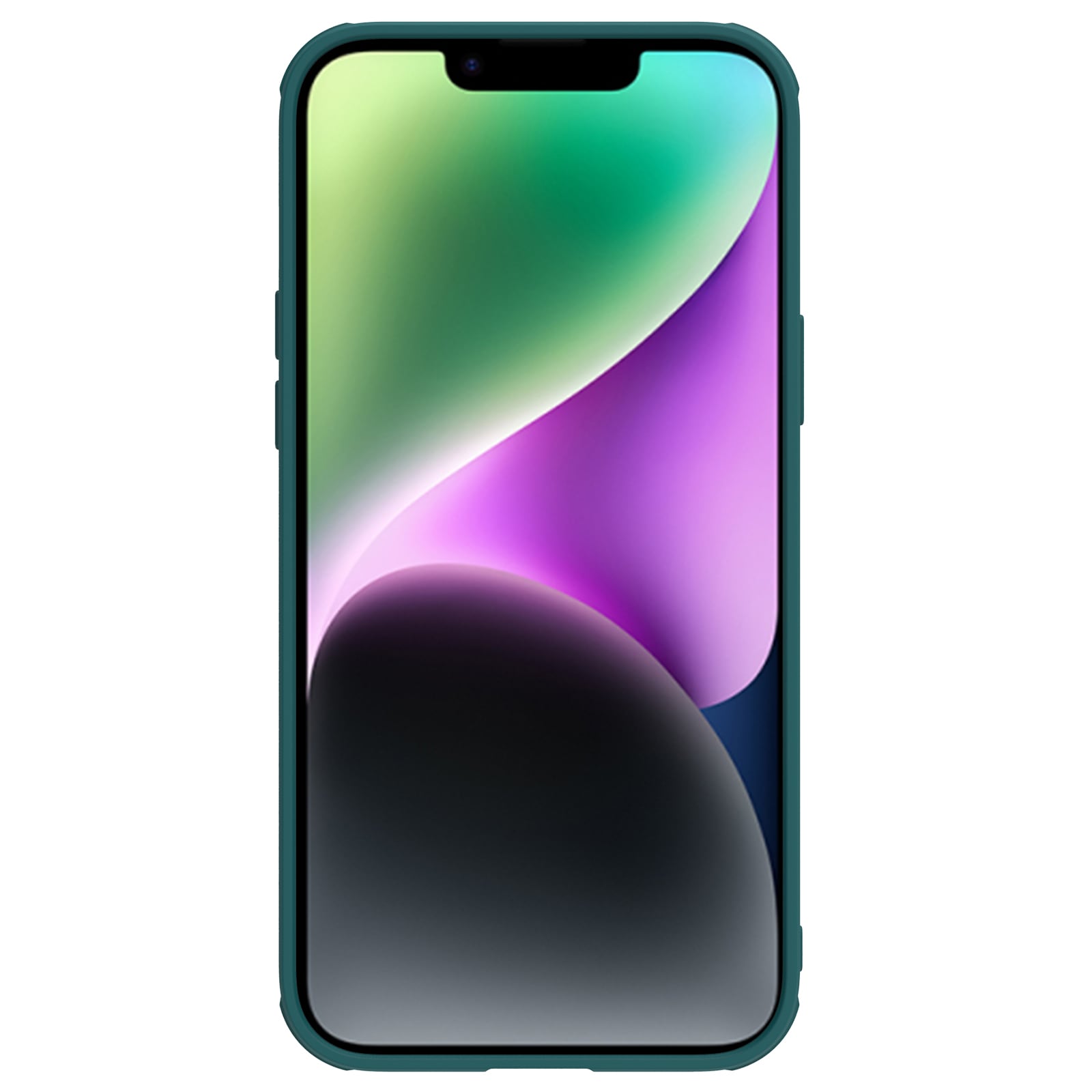Nillkin CamShield Nahka S Case iPhone 14 Plus kotelo kansi kameran kansi vihreä