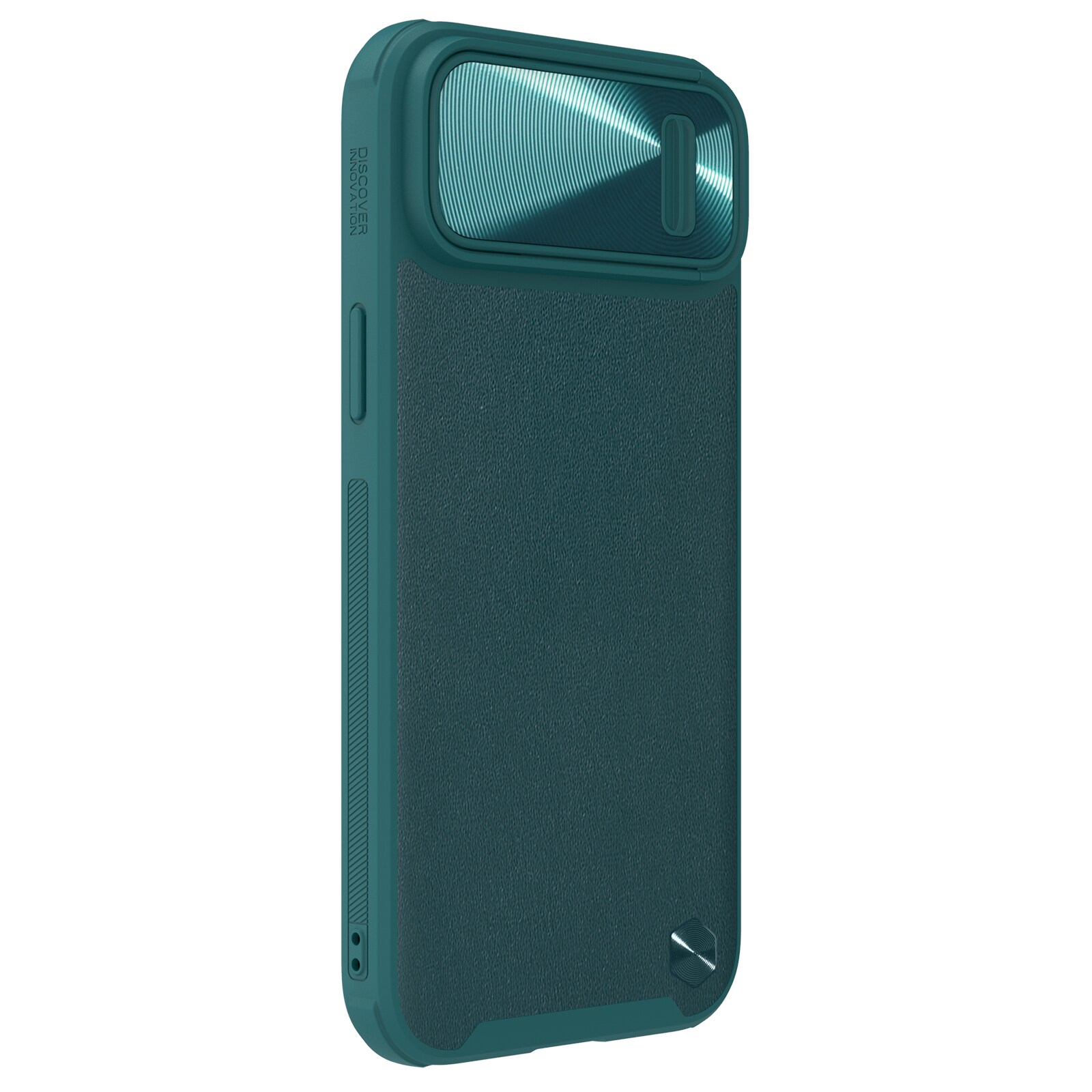 Nillkin CamShield Nahka S Case iPhone 14 Plus kotelo kansi kameran kansi vihreä