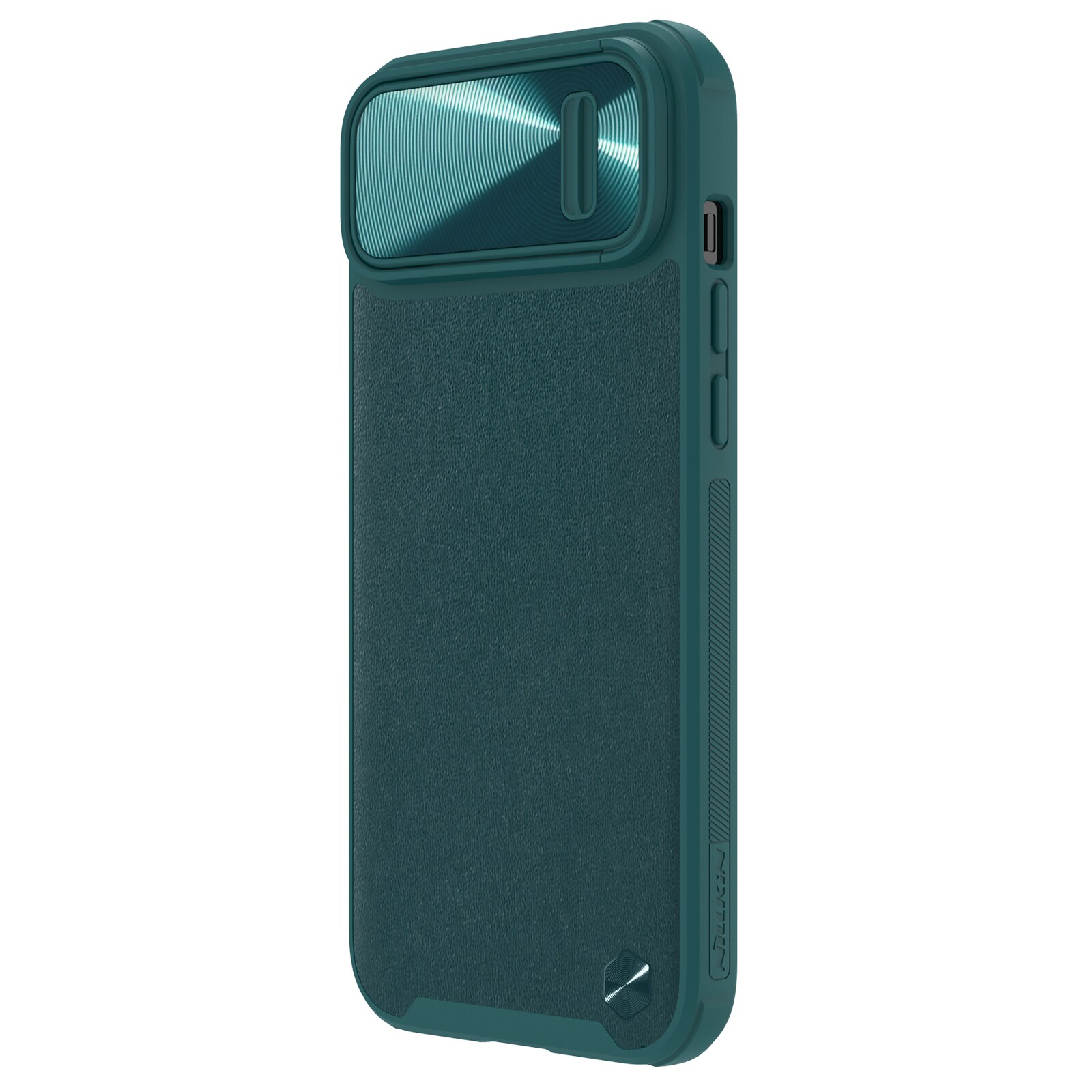Nillkin CamShield Nahka S Case iPhone 14 Plus kotelo kansi kameran kansi vihreä