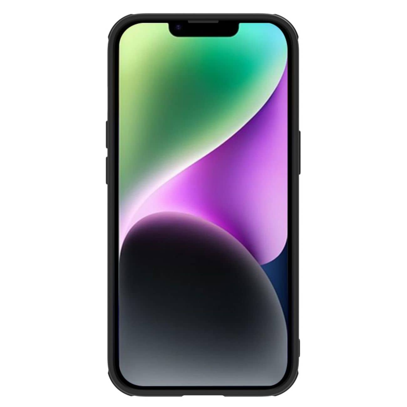 Nillkin Textured S Case iPhone 14 Plus panssaroitu suojus, jossa on kamerasuoja, musta