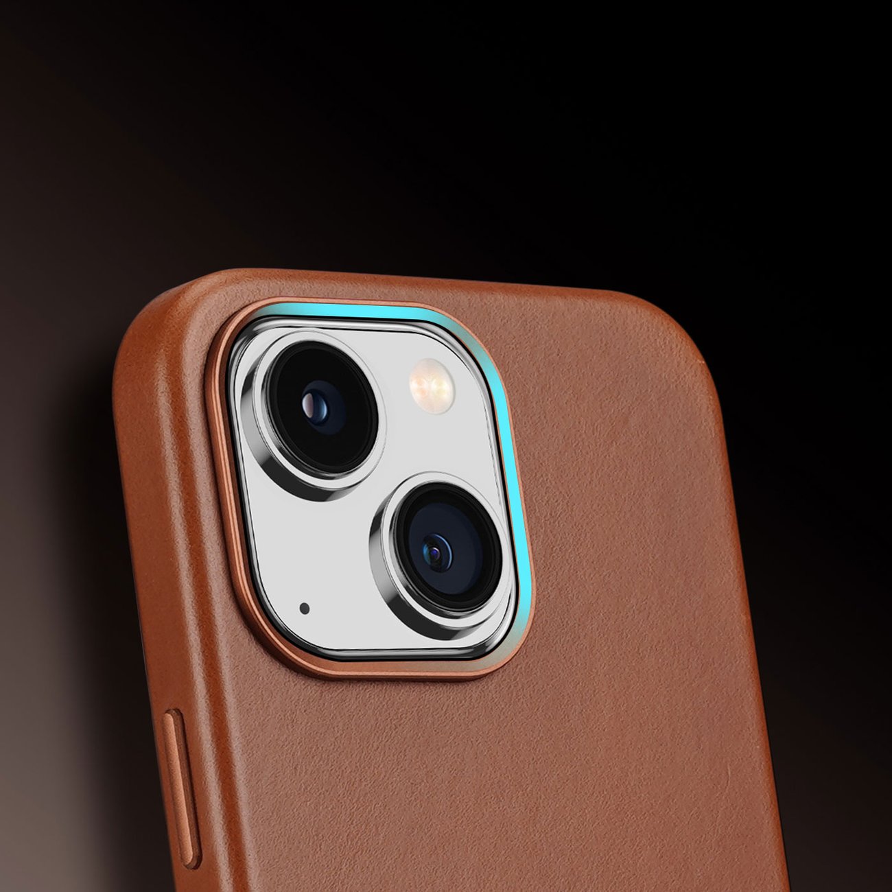 Dux Ducis Napoli iPhone 14 Plus magneettinen nahkakotelo MagSafe ruskea