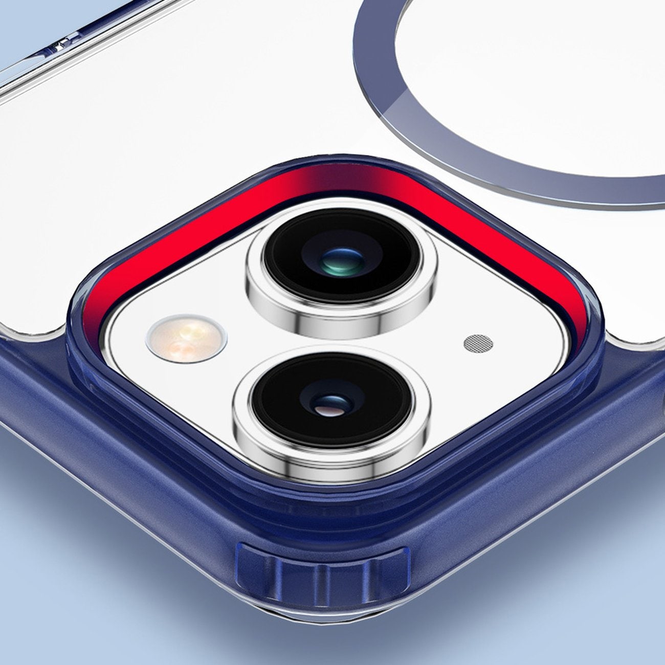 Dux Ducis Clin2 tapauksessa iPhone 14 Plus magneettinen kansi MagSafe harmaa