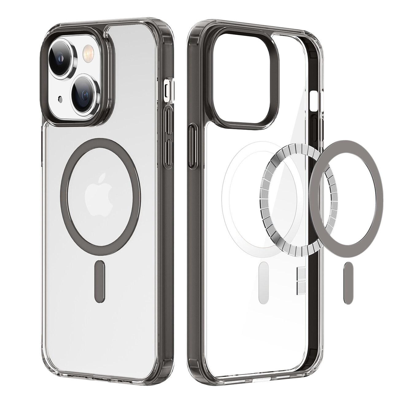 Dux Ducis Clin2 tapauksessa iPhone 14 Plus magneettinen kansi MagSafe harmaa