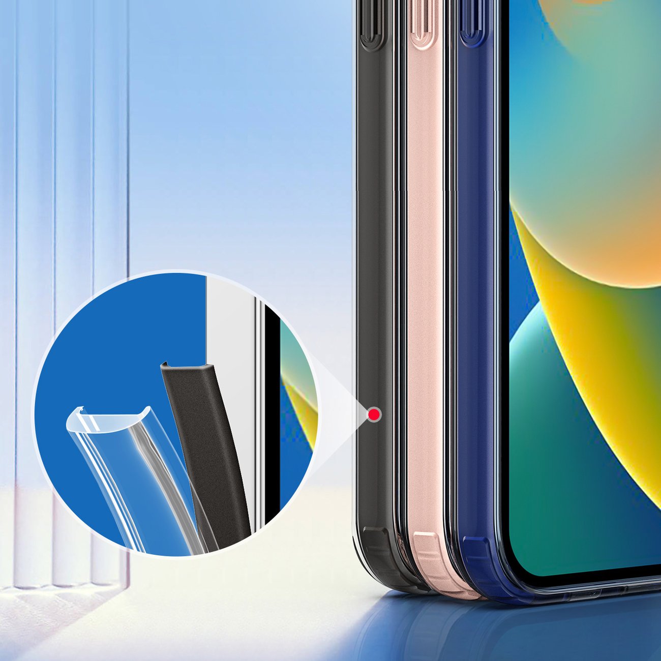 Dux Ducis Clin2 tapauksessa iPhone 14 Plus magneettinen kansi MagSafe harmaa