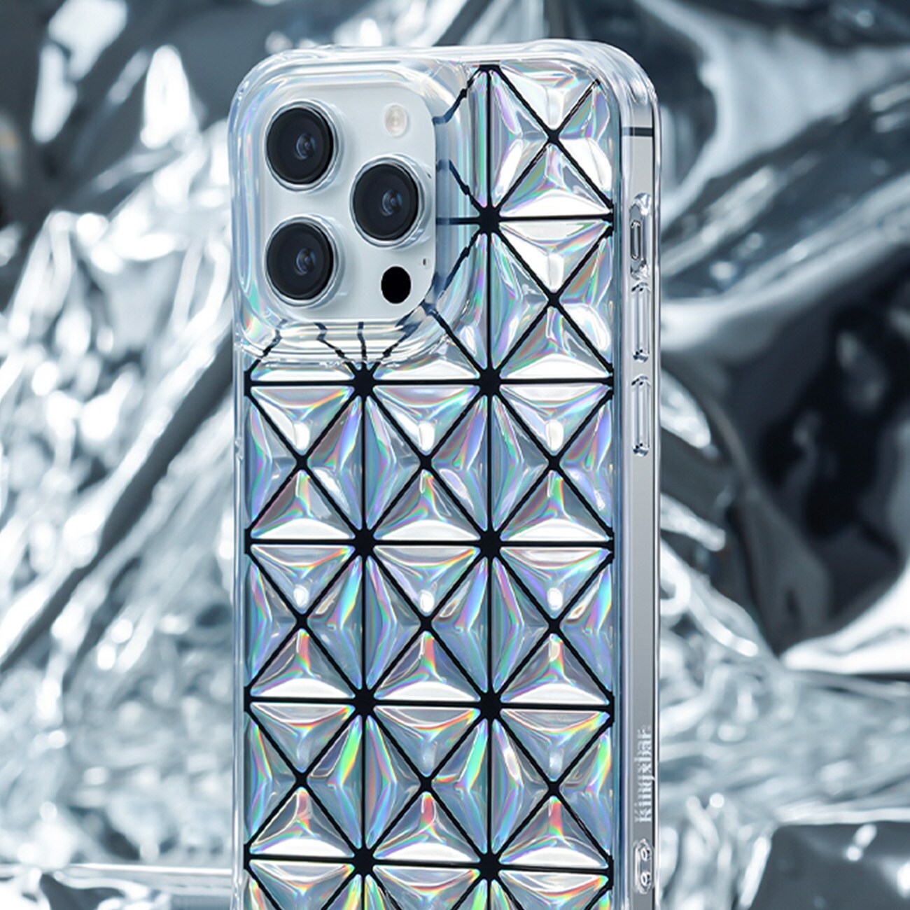 Kingxbar Miya sarjan tapauksessa iPhone 14 Plus kansi takakansi laser väri