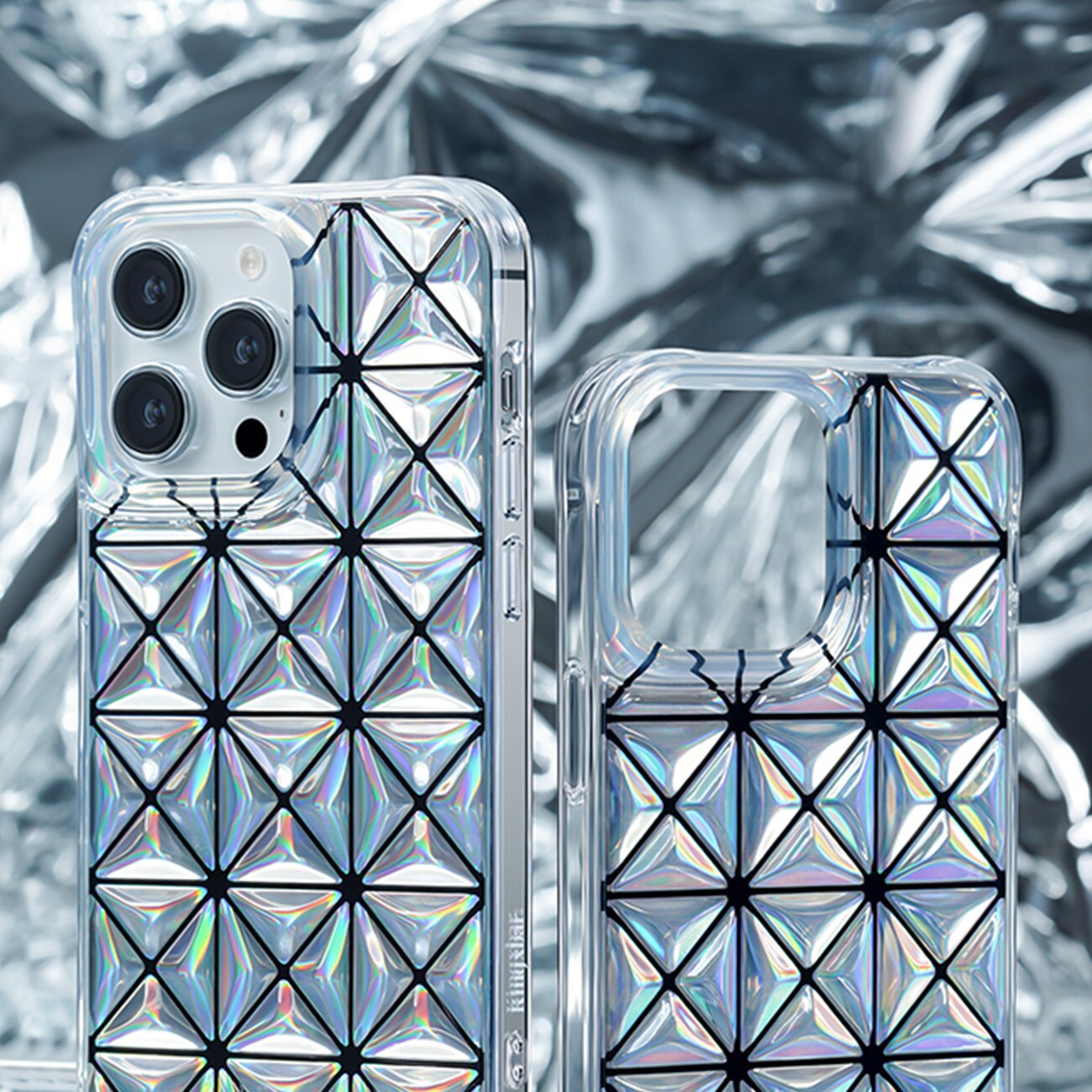 Kingxbar Miya sarjan tapauksessa iPhone 14 Plus kansi takakansi laser väri